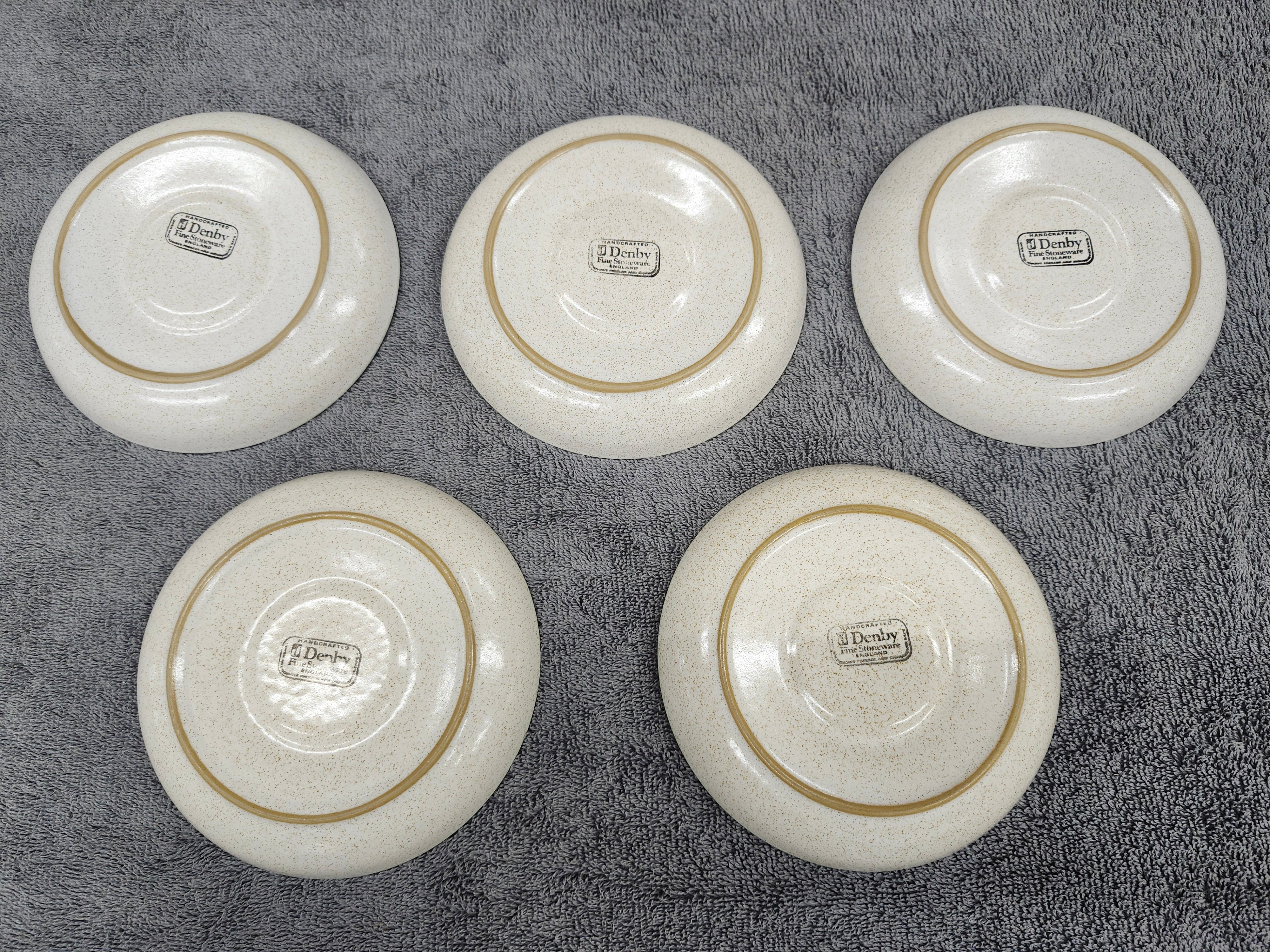 X5 stoneware saucers