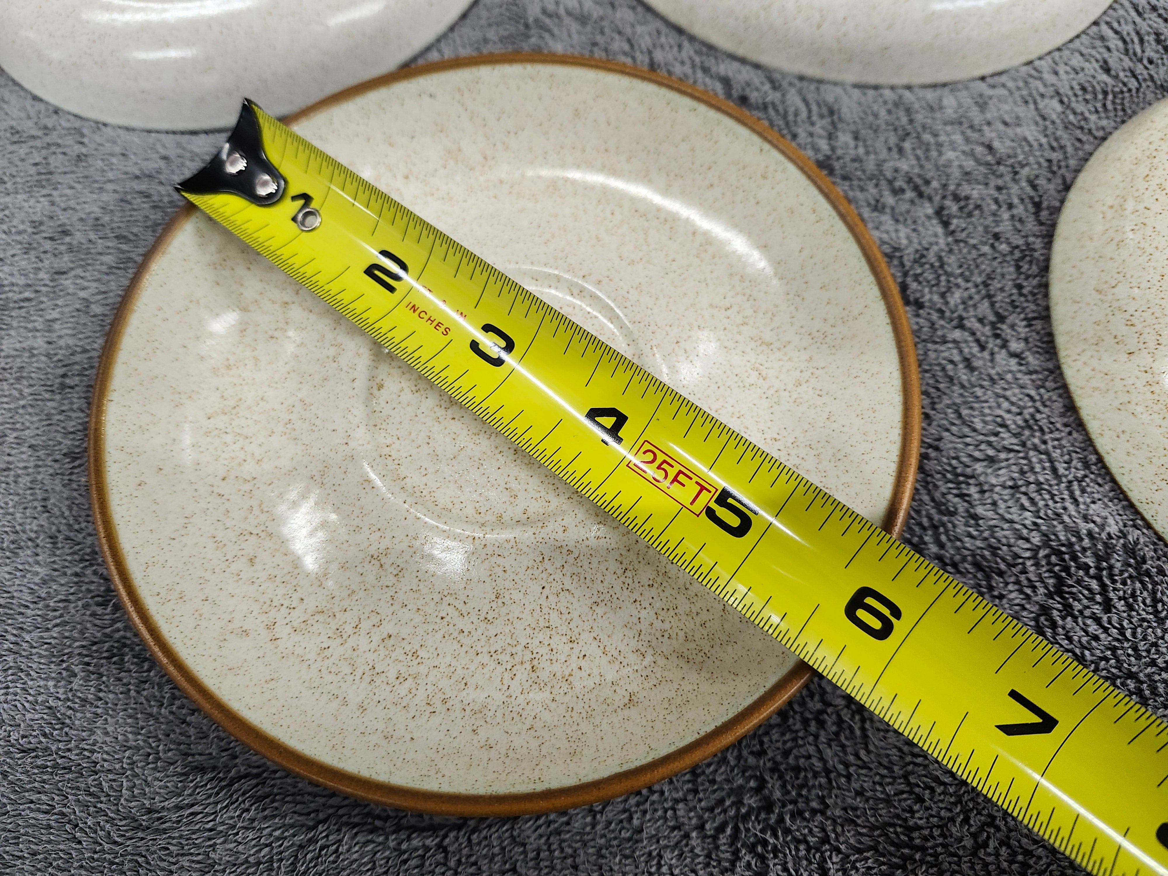 X5 stoneware saucers