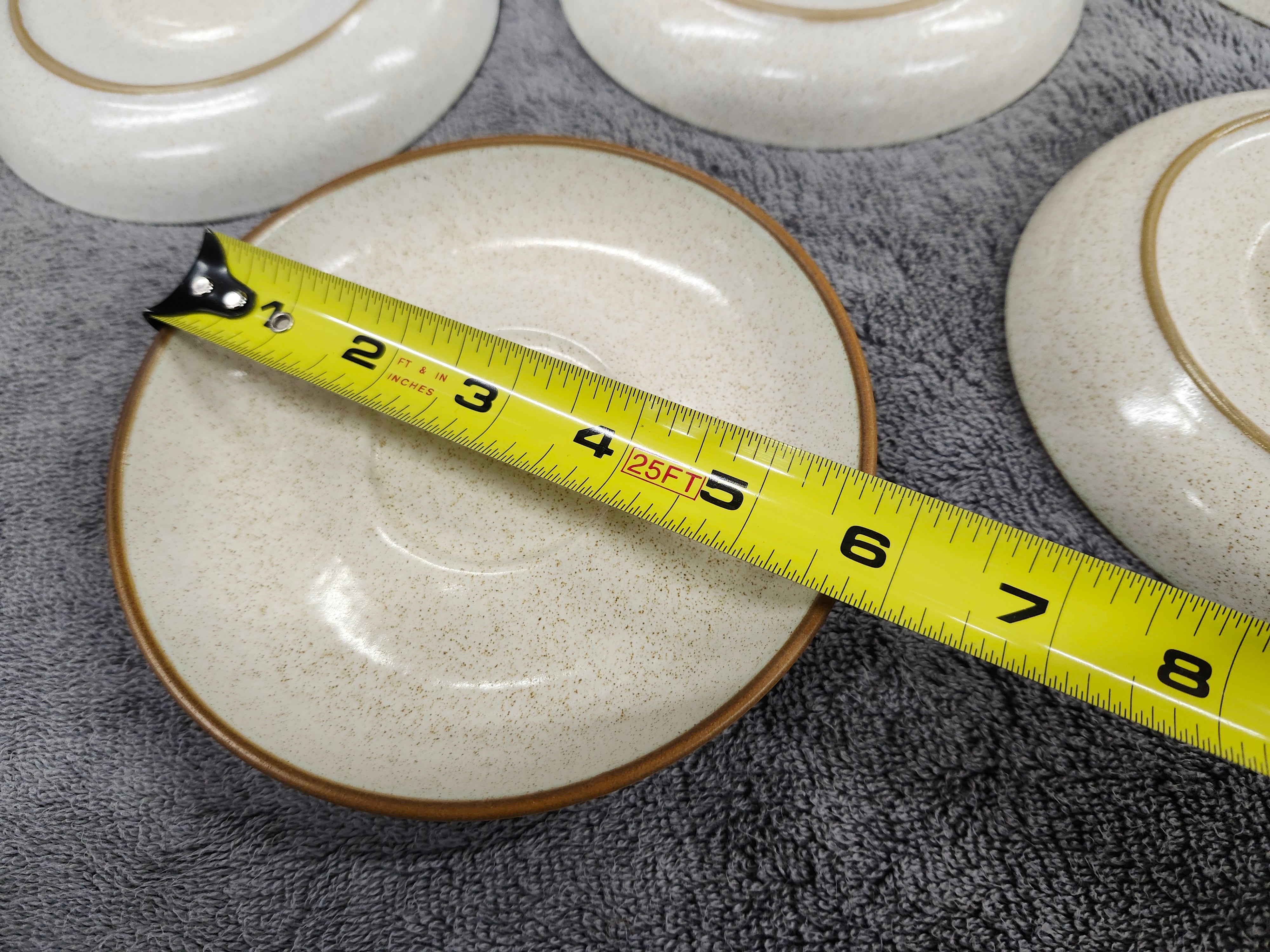 X5 stoneware saucers