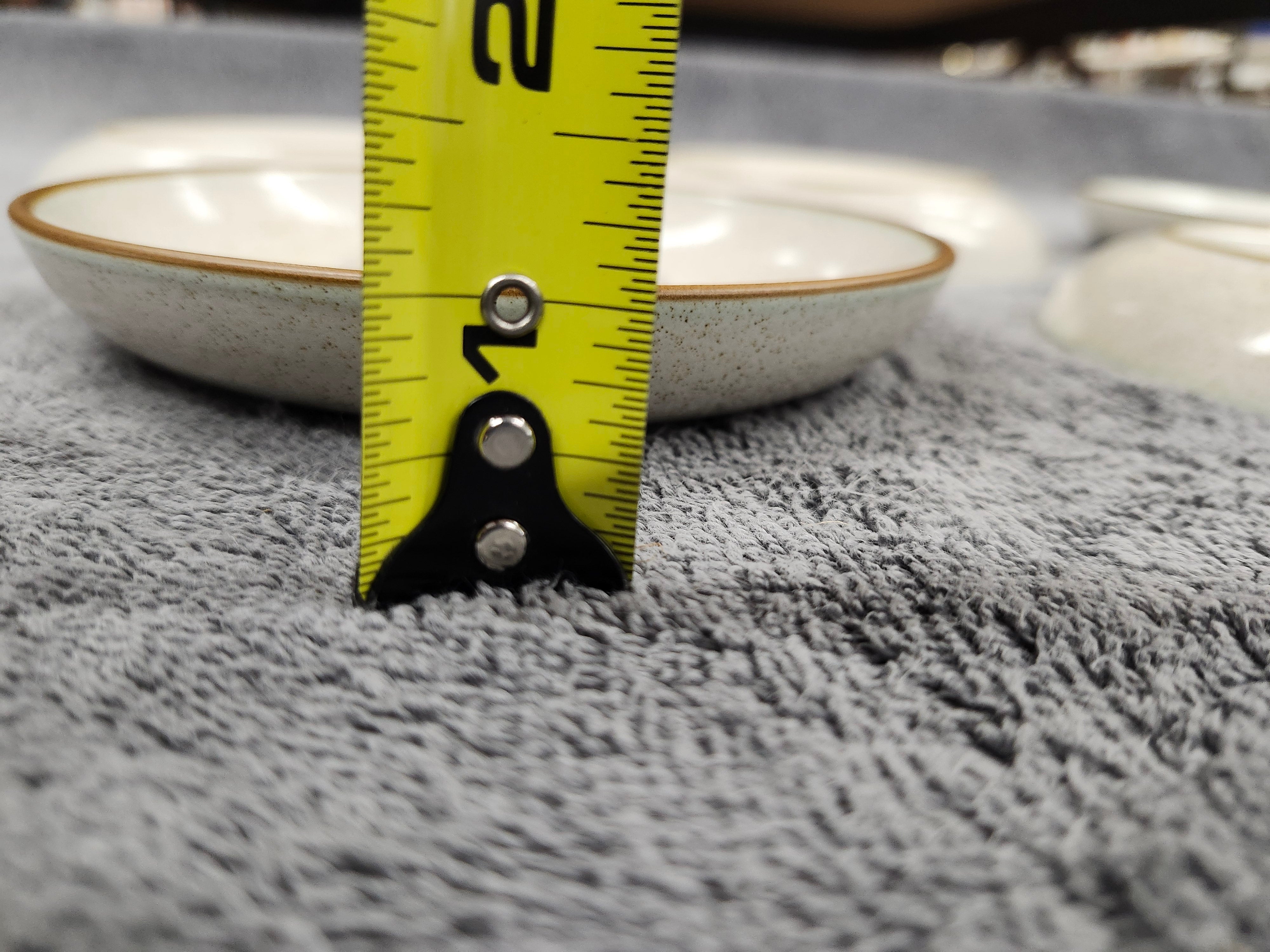 X5 stoneware saucers