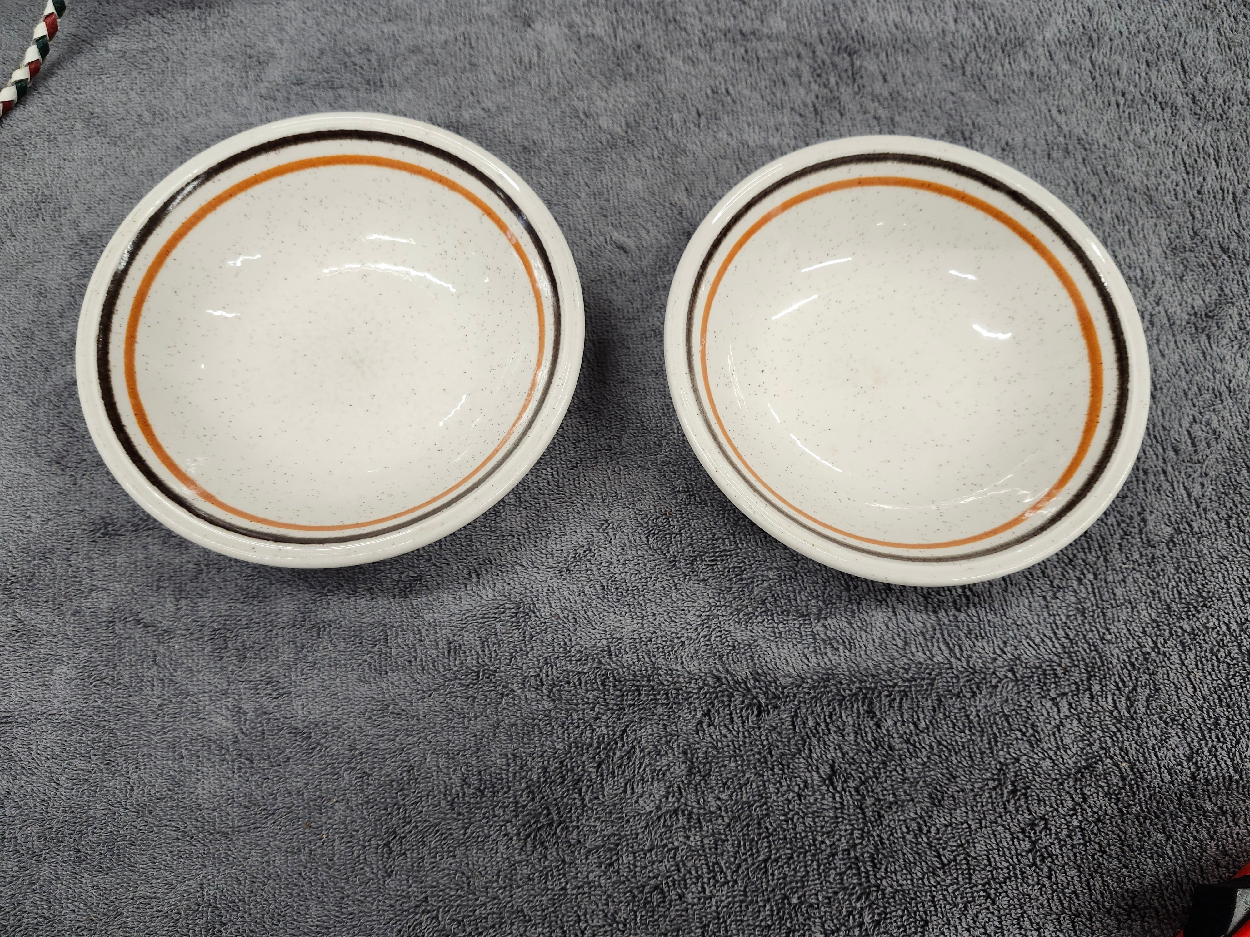 X2 stoneware saucers
