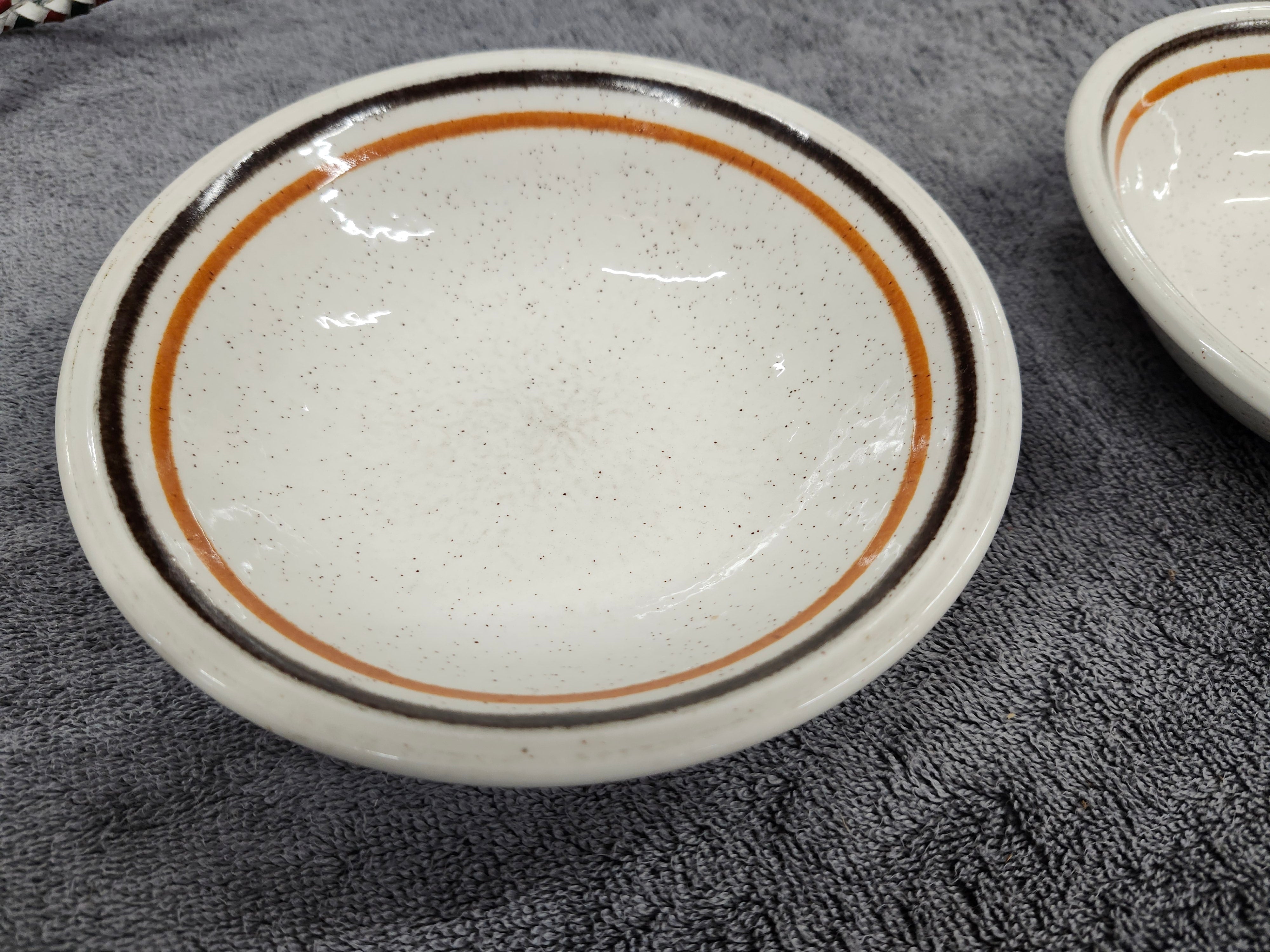 X2 stoneware saucers