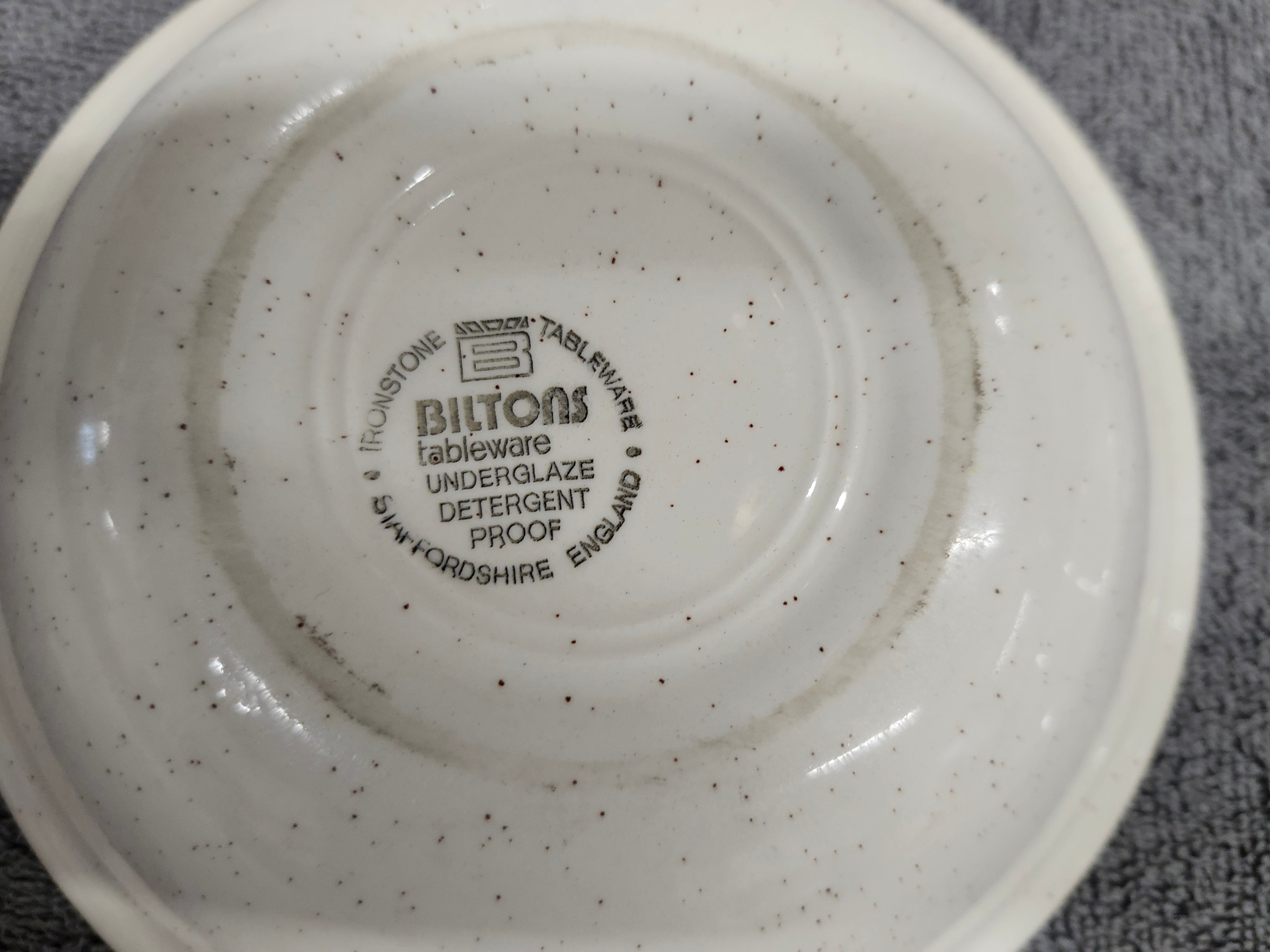 X2 stoneware saucers