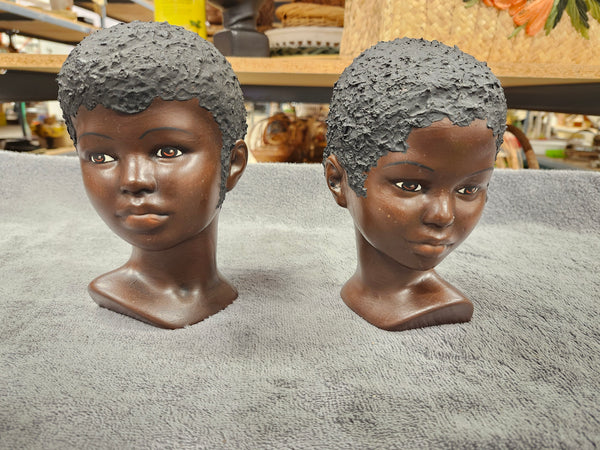 Brother & sister statues