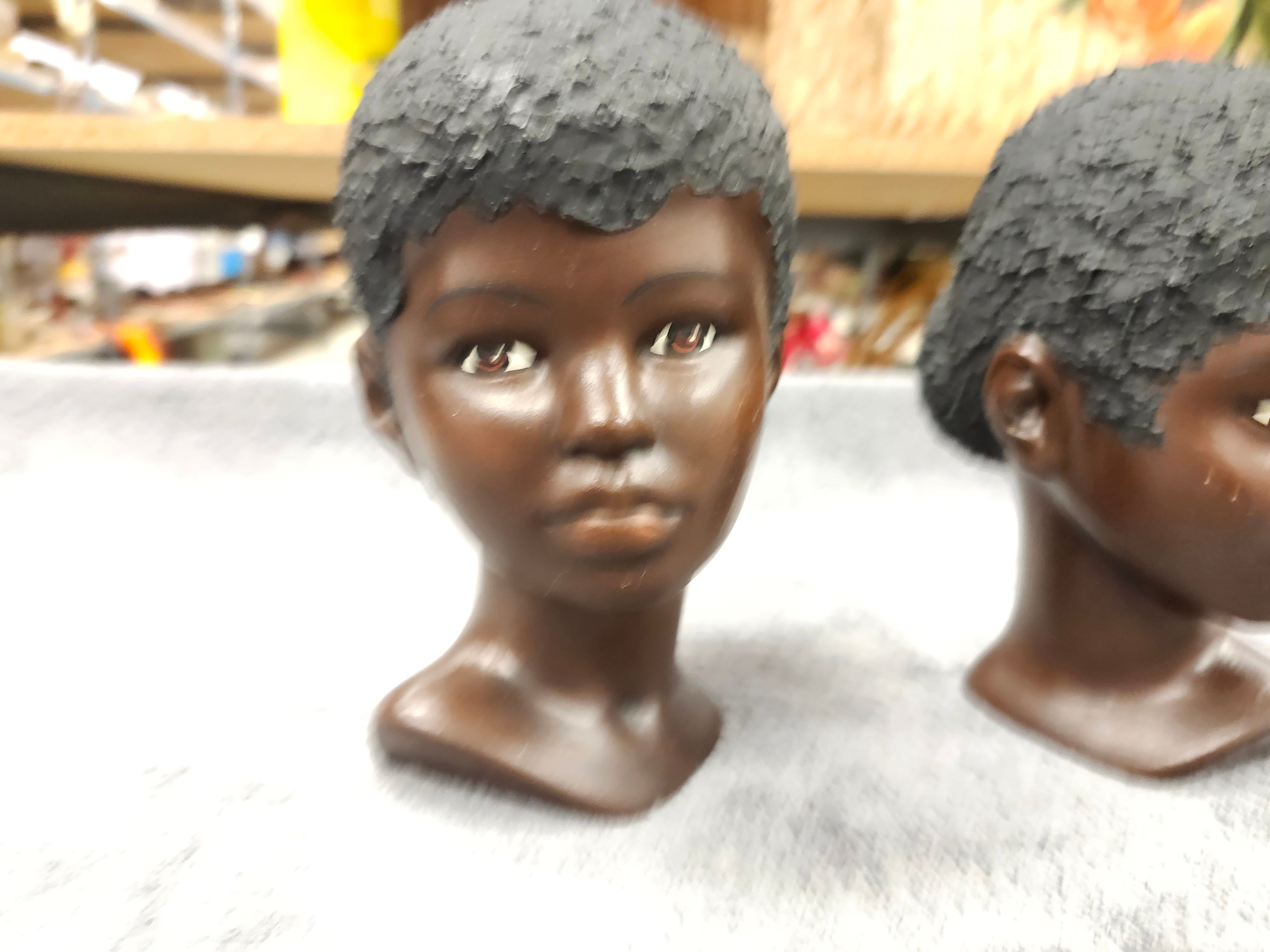 Brother & sister statues