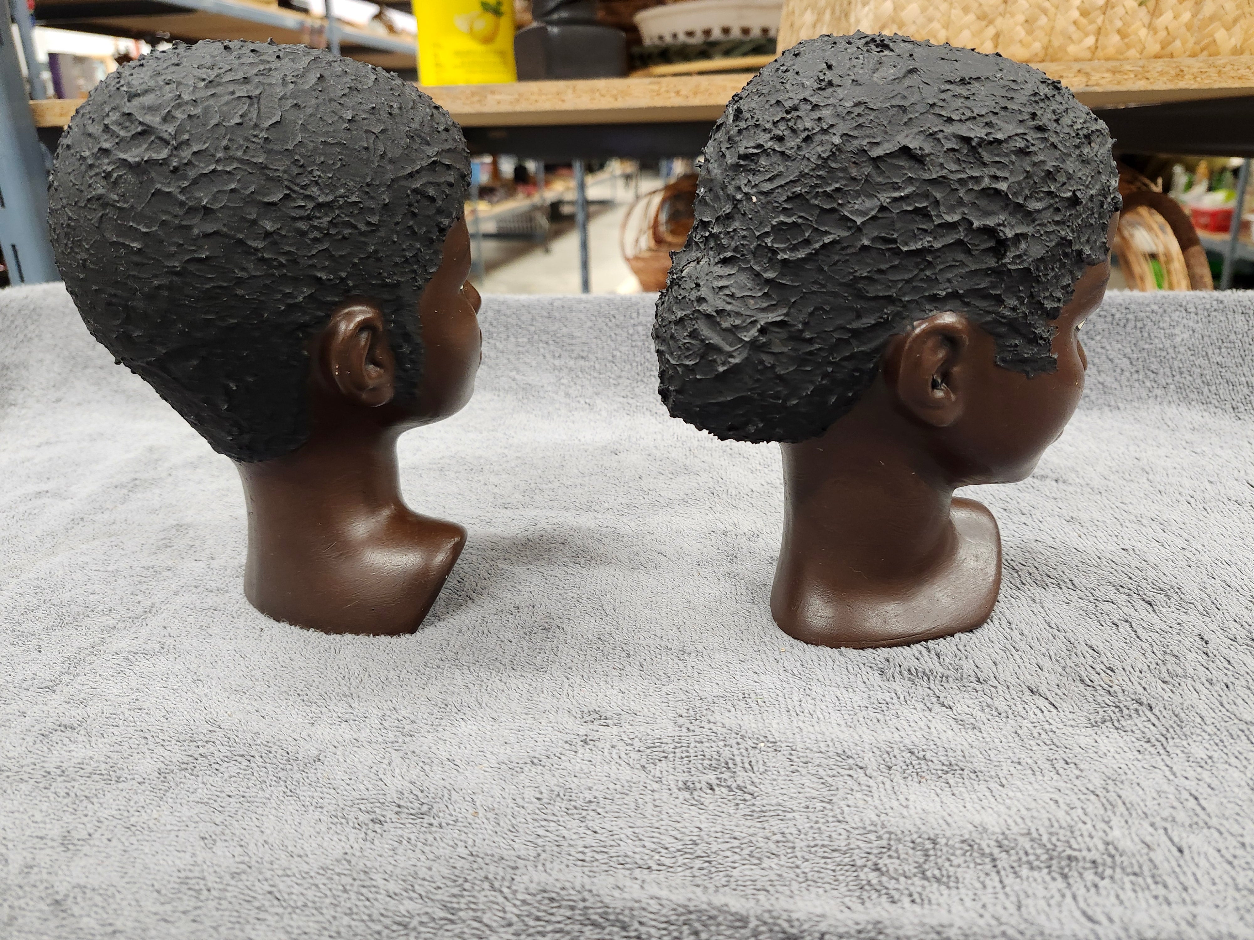 Brother & sister statues