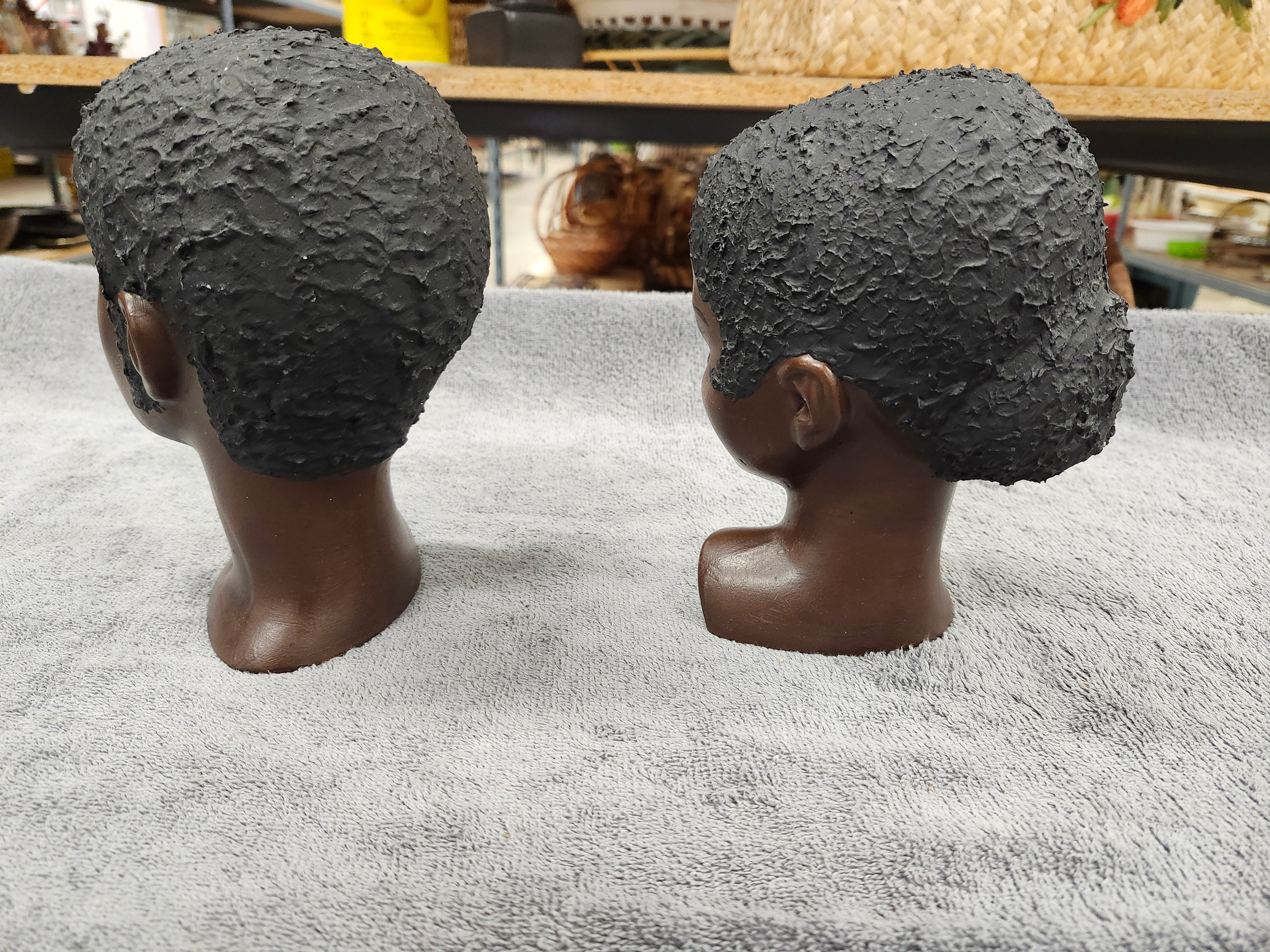 Brother & sister statues