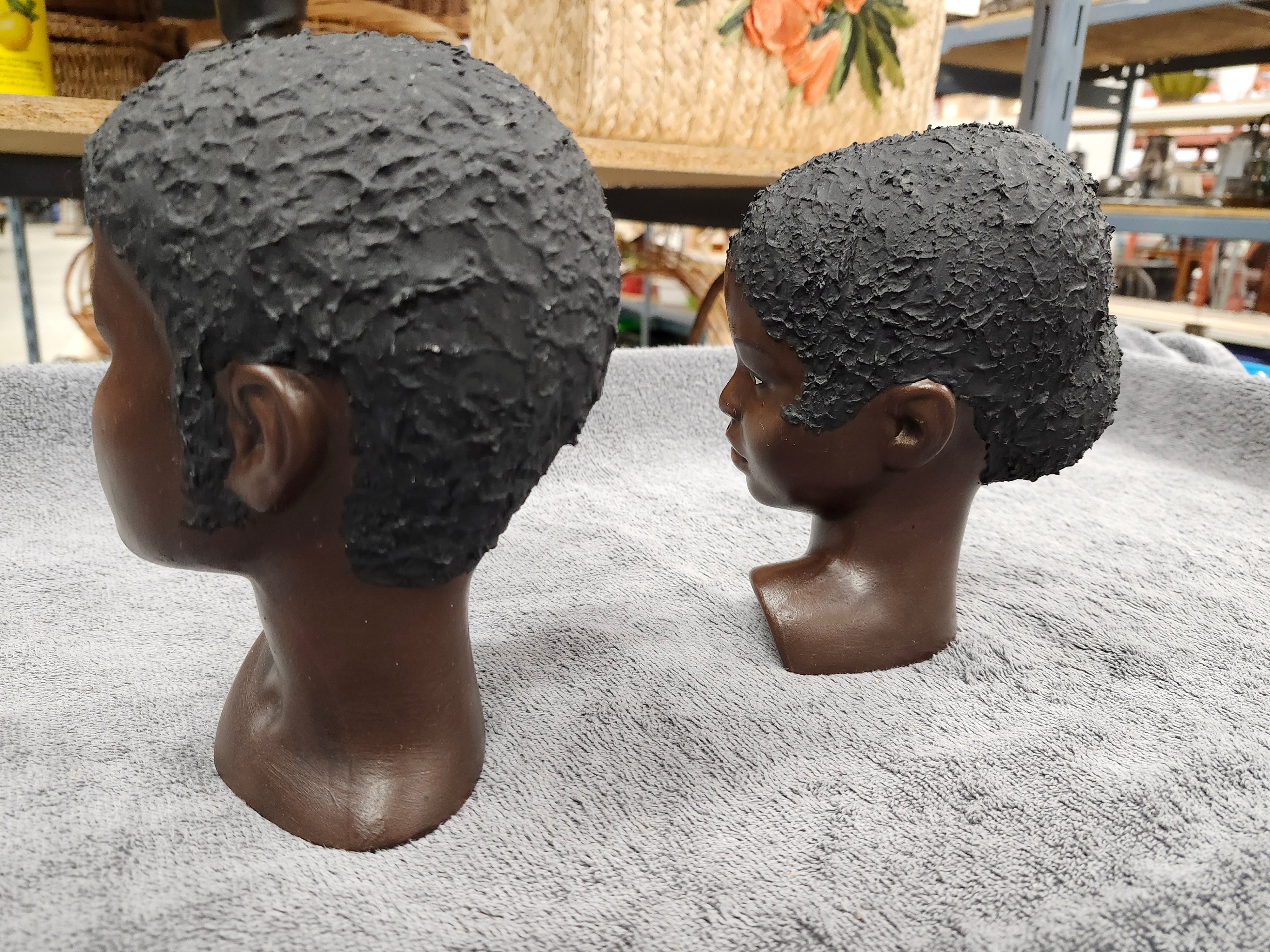 Brother & sister statues