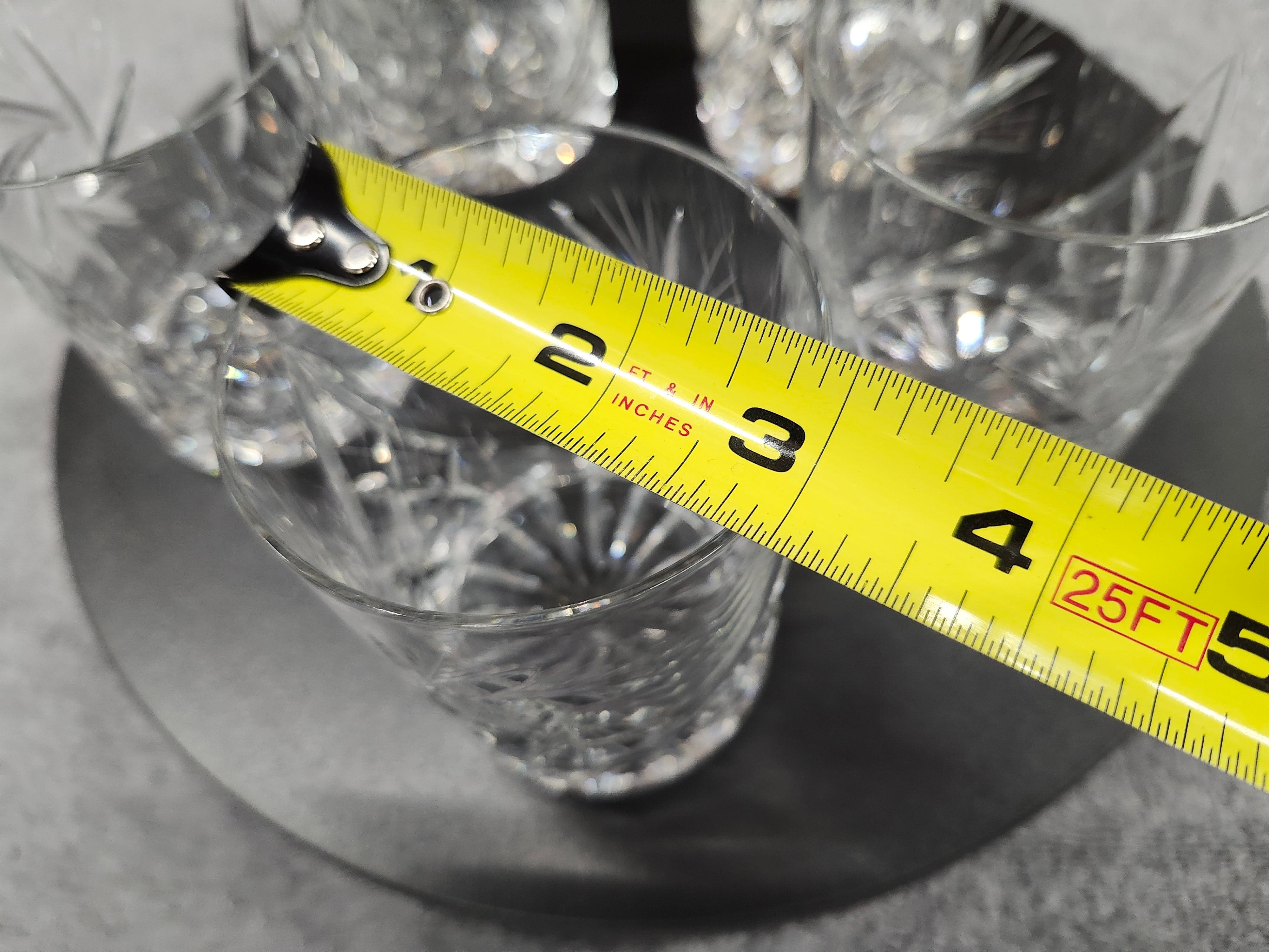 Crystal tumbler whiskey glasses x5
