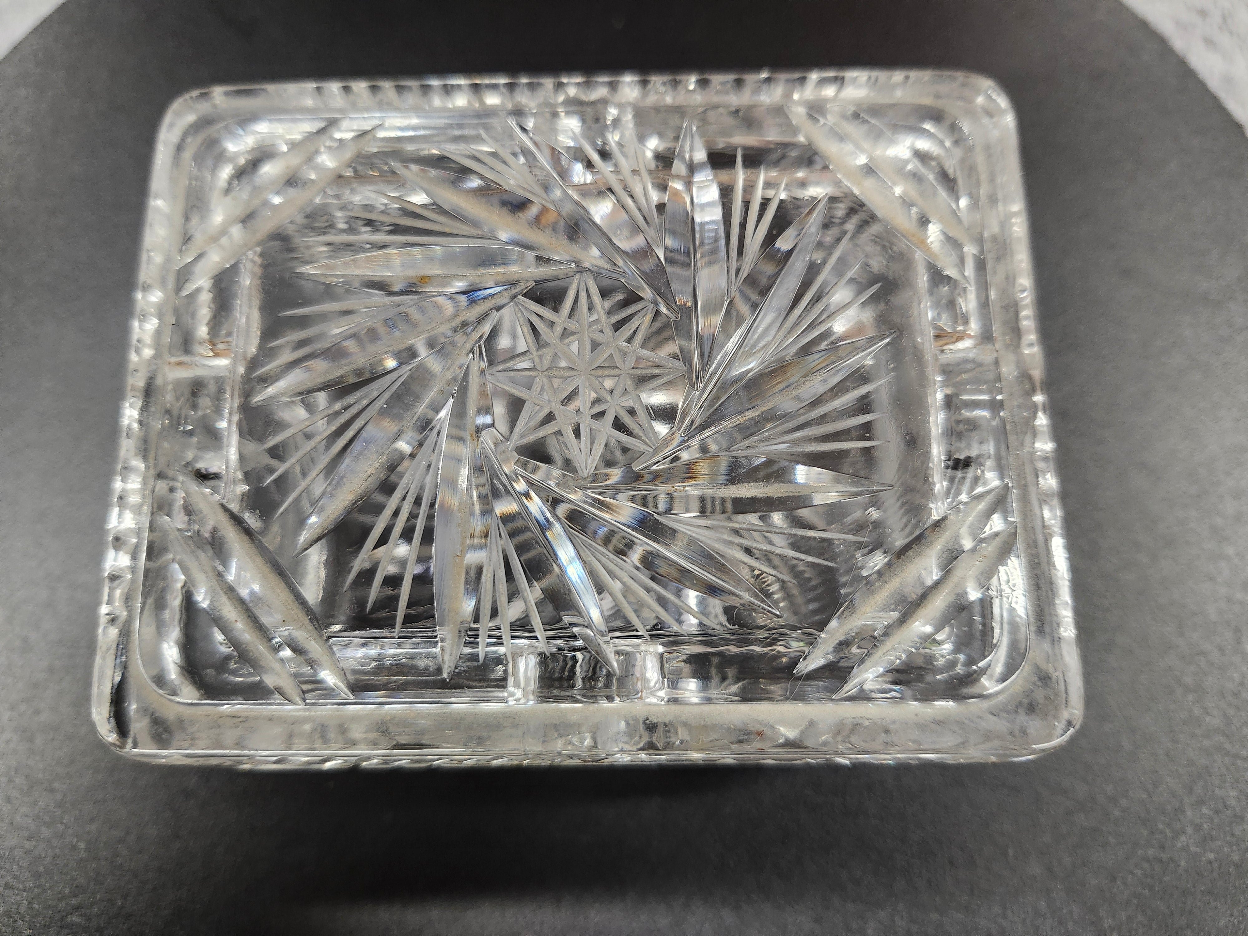Crystal ashtray