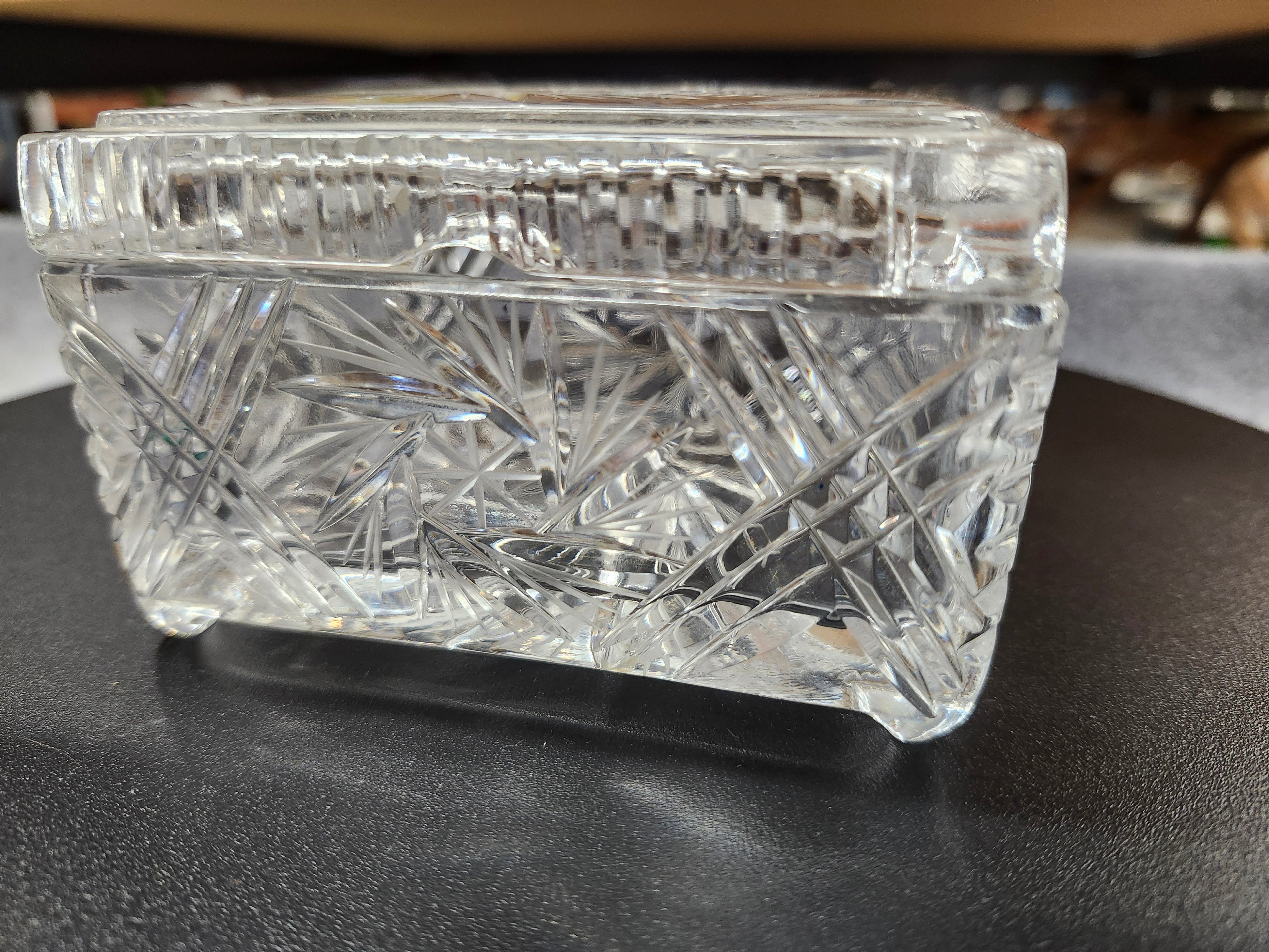 Crystal ashtray