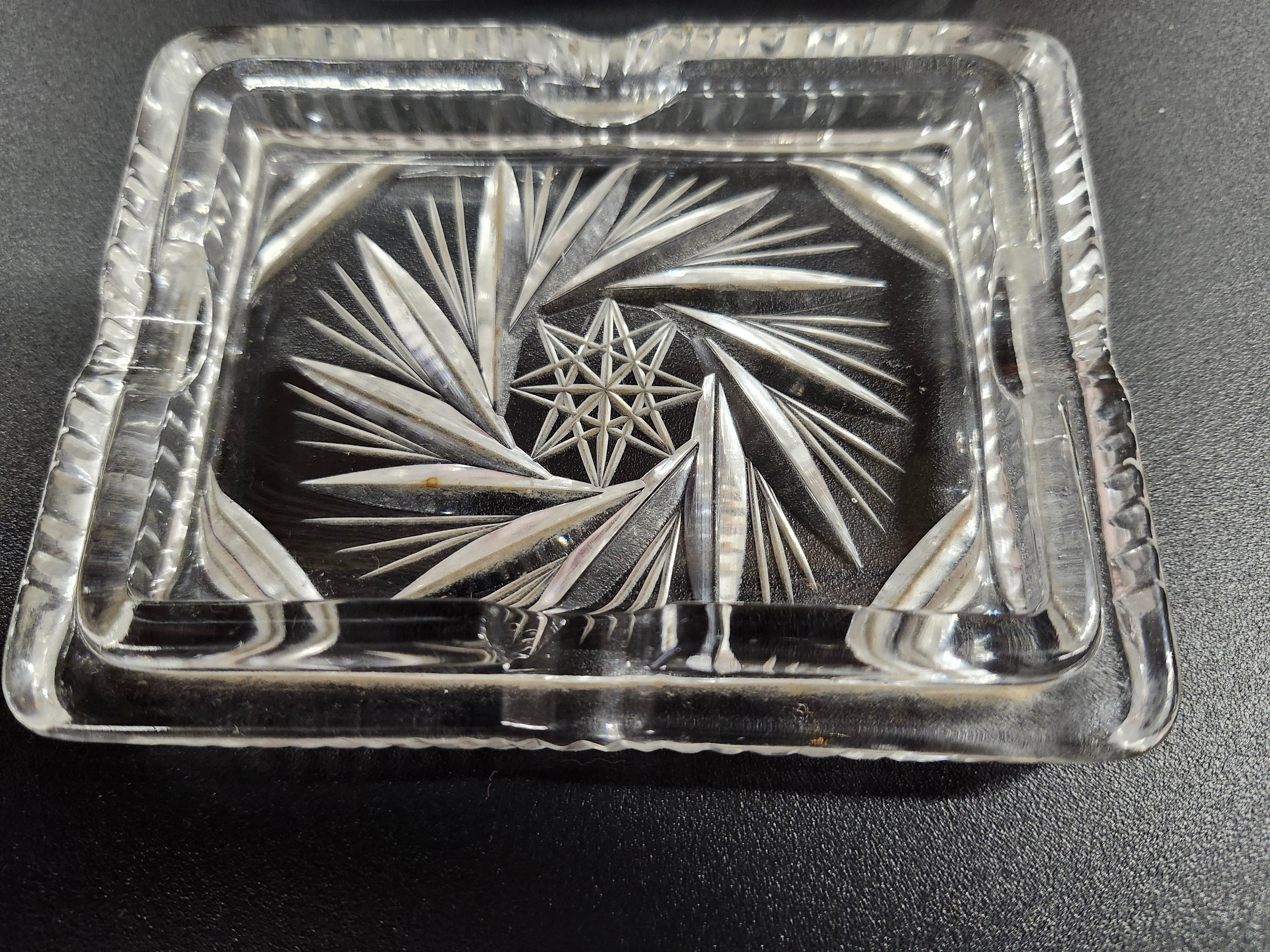 Crystal ashtray