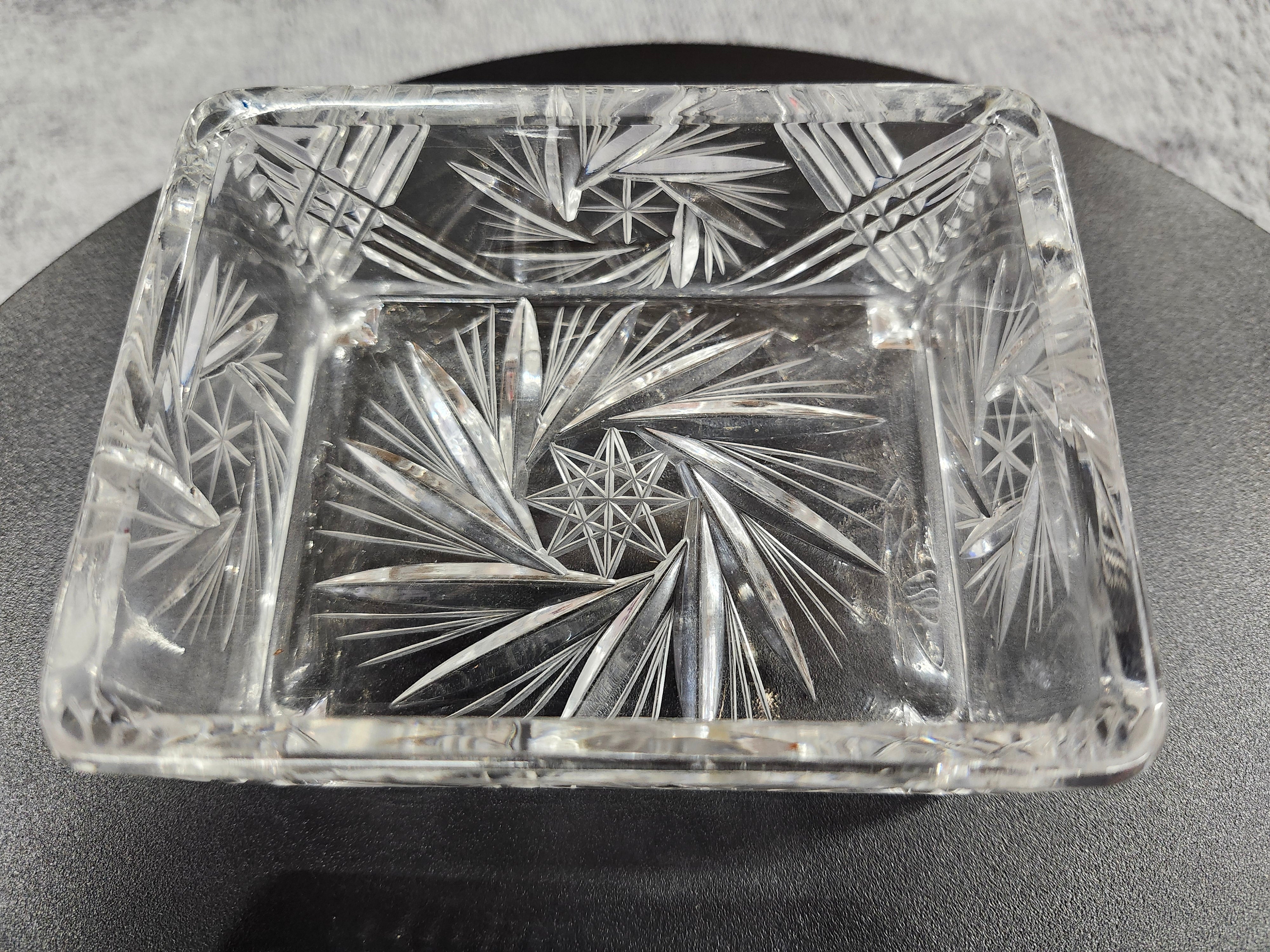 Crystal ashtray