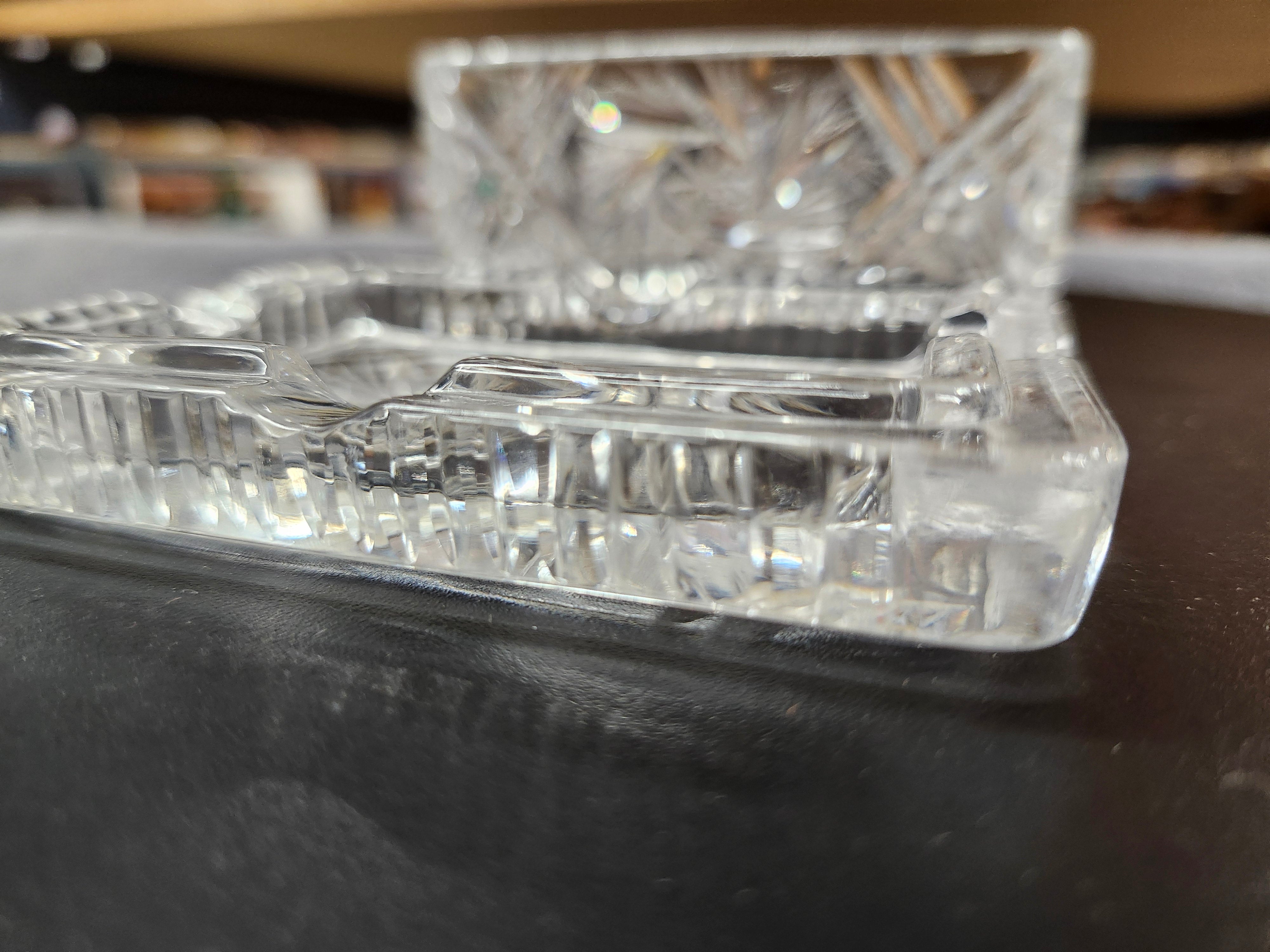 Crystal ashtray