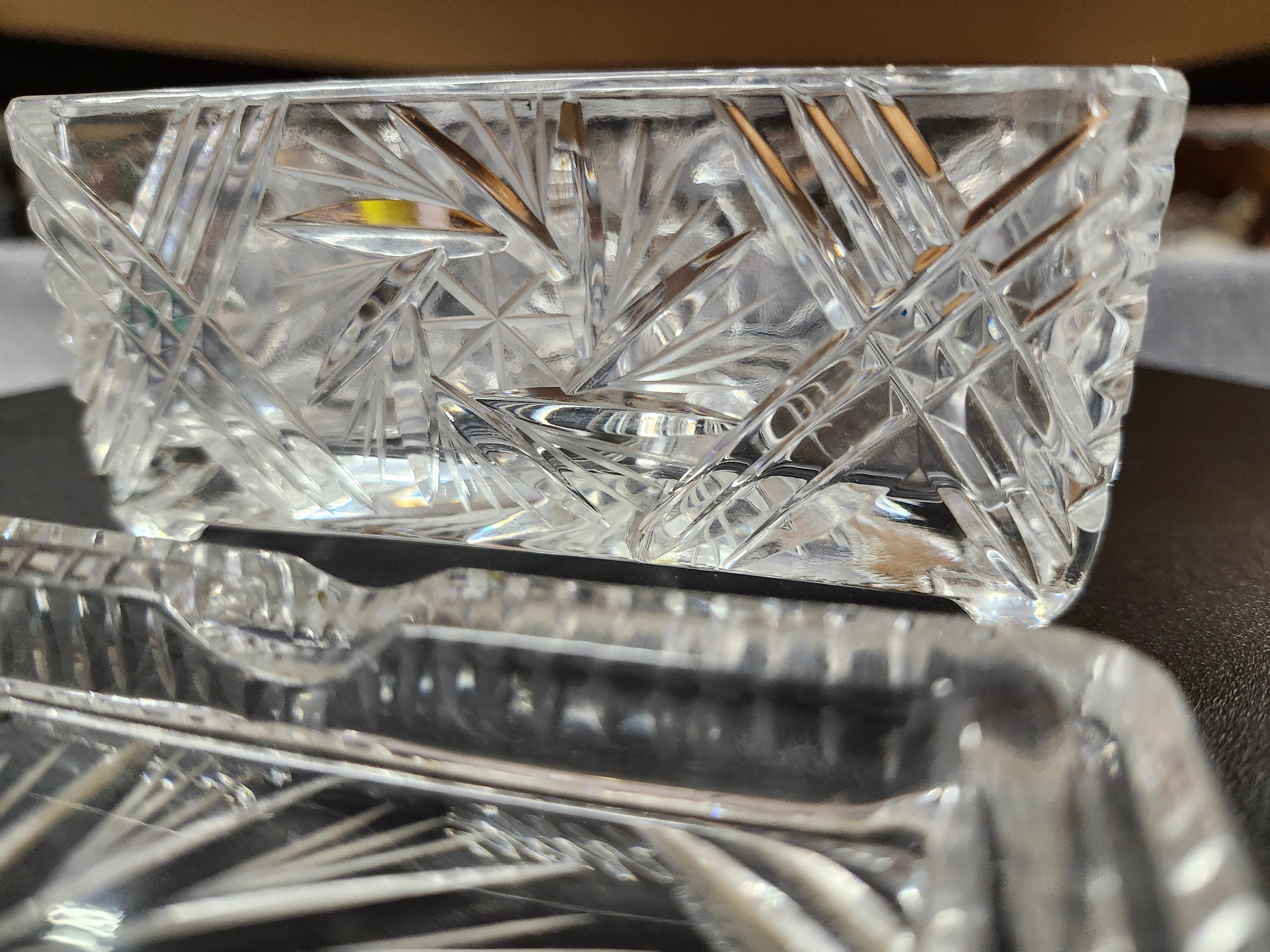 Crystal ashtray