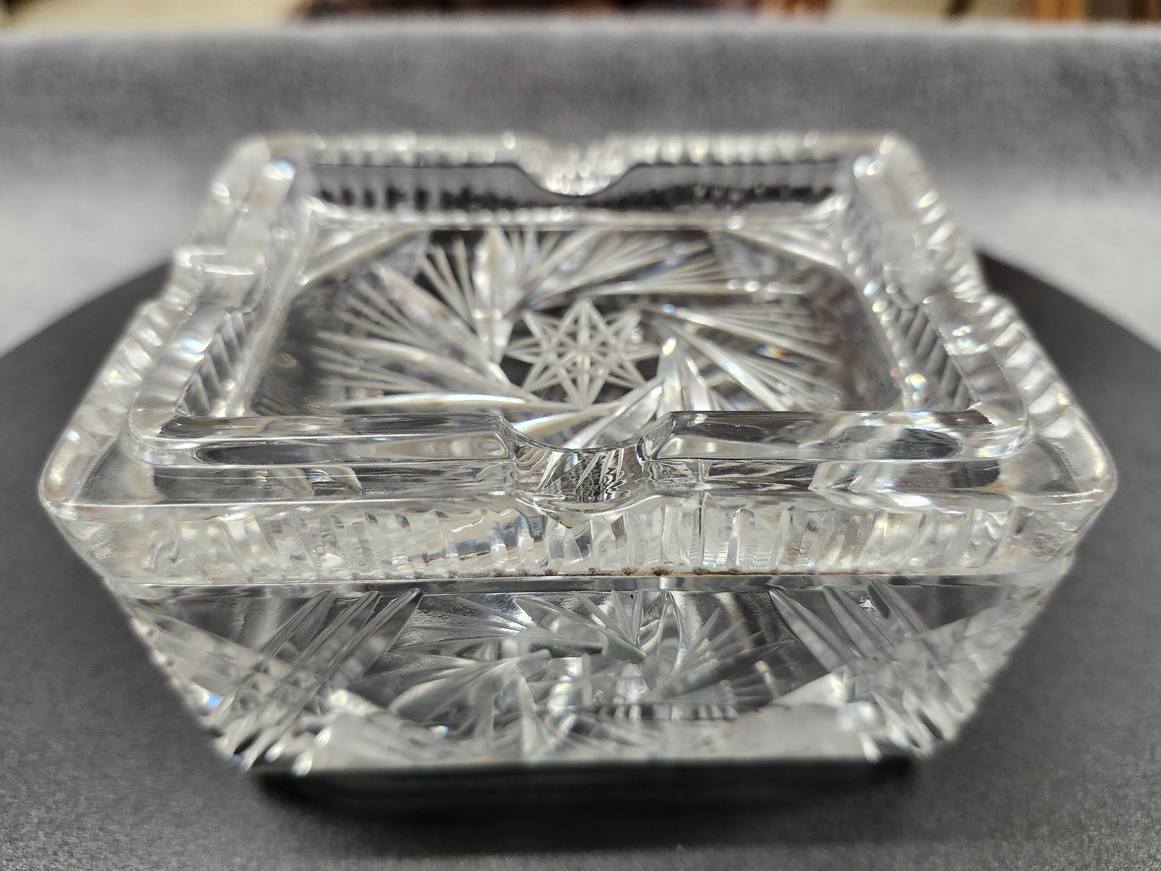 Crystal ashtray