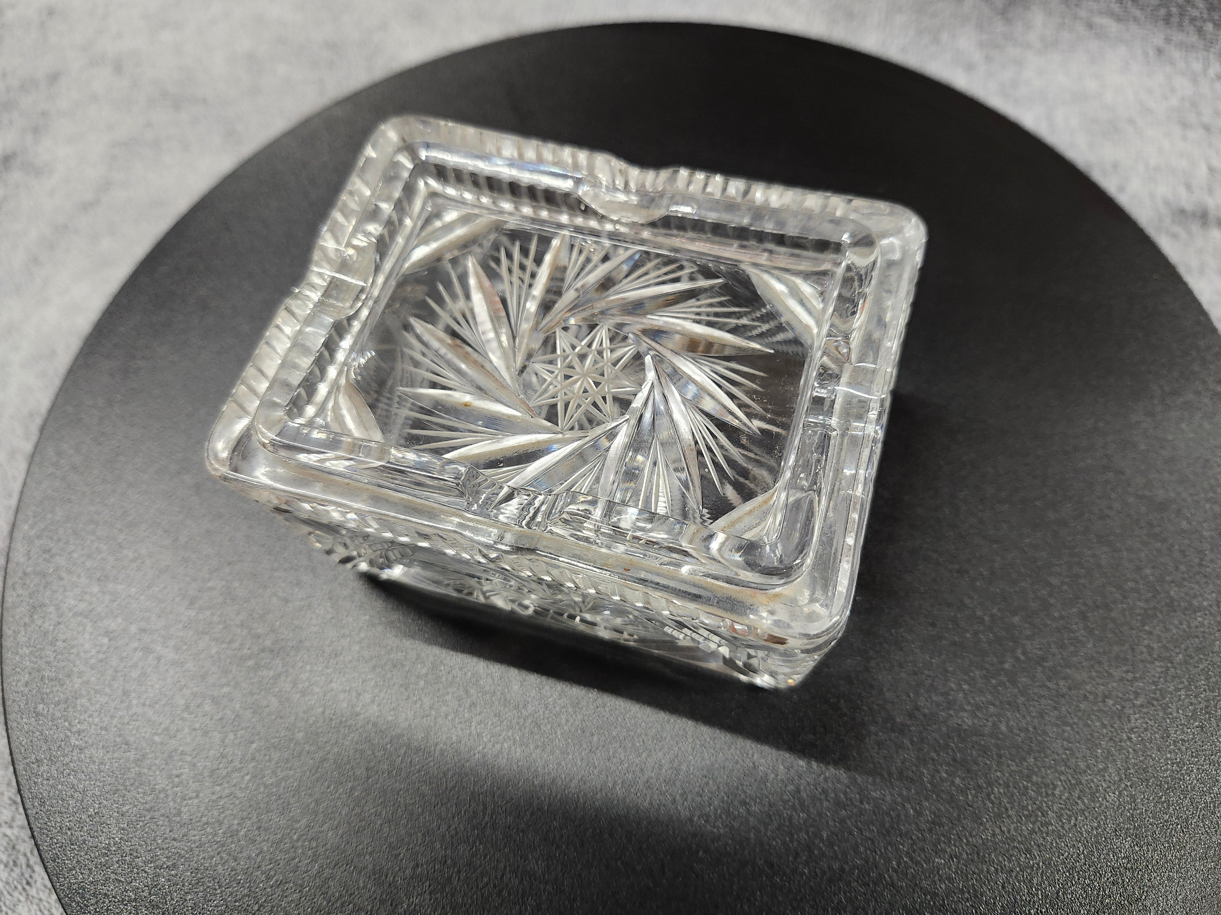 Crystal ashtray