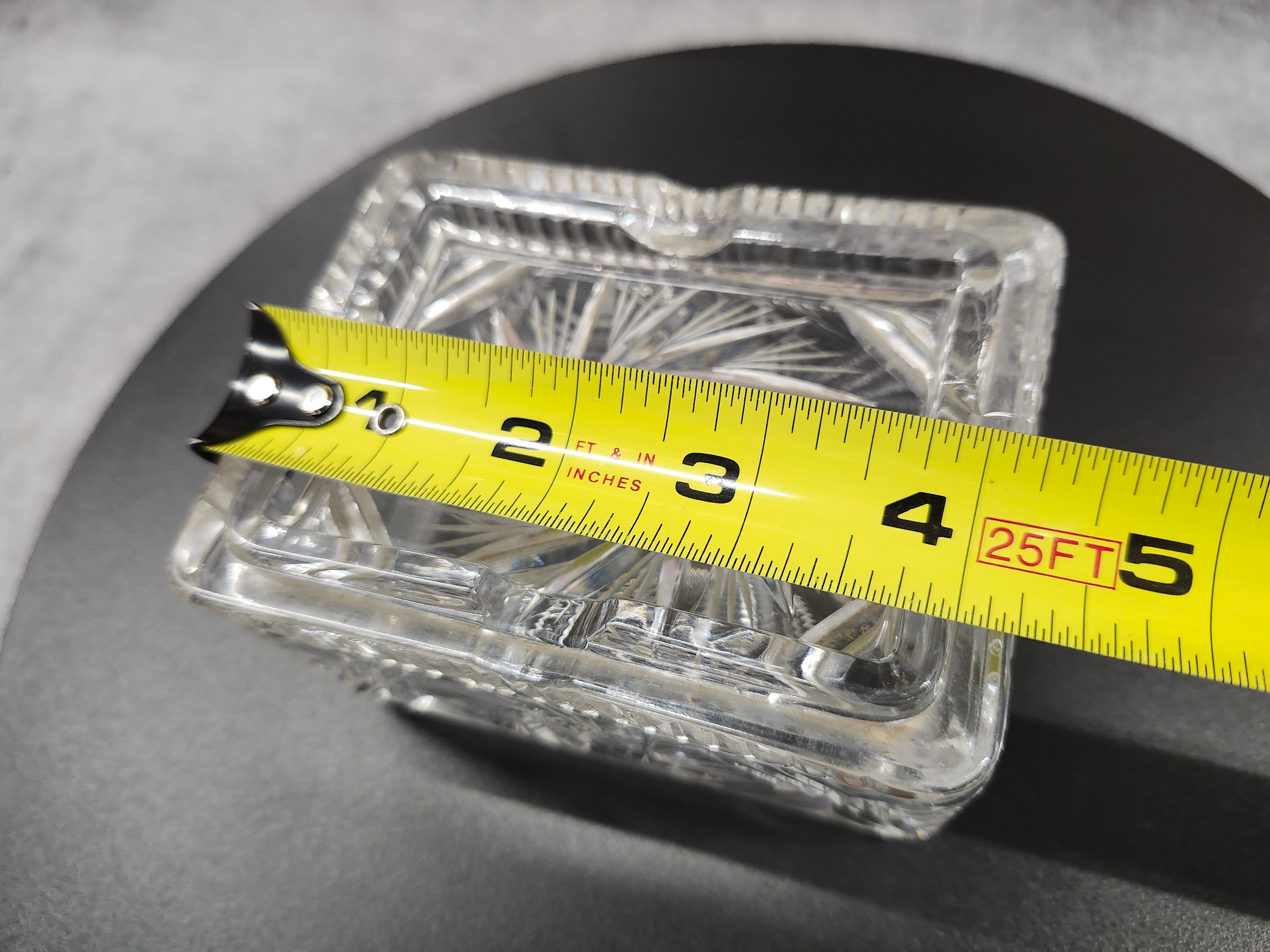 Crystal ashtray
