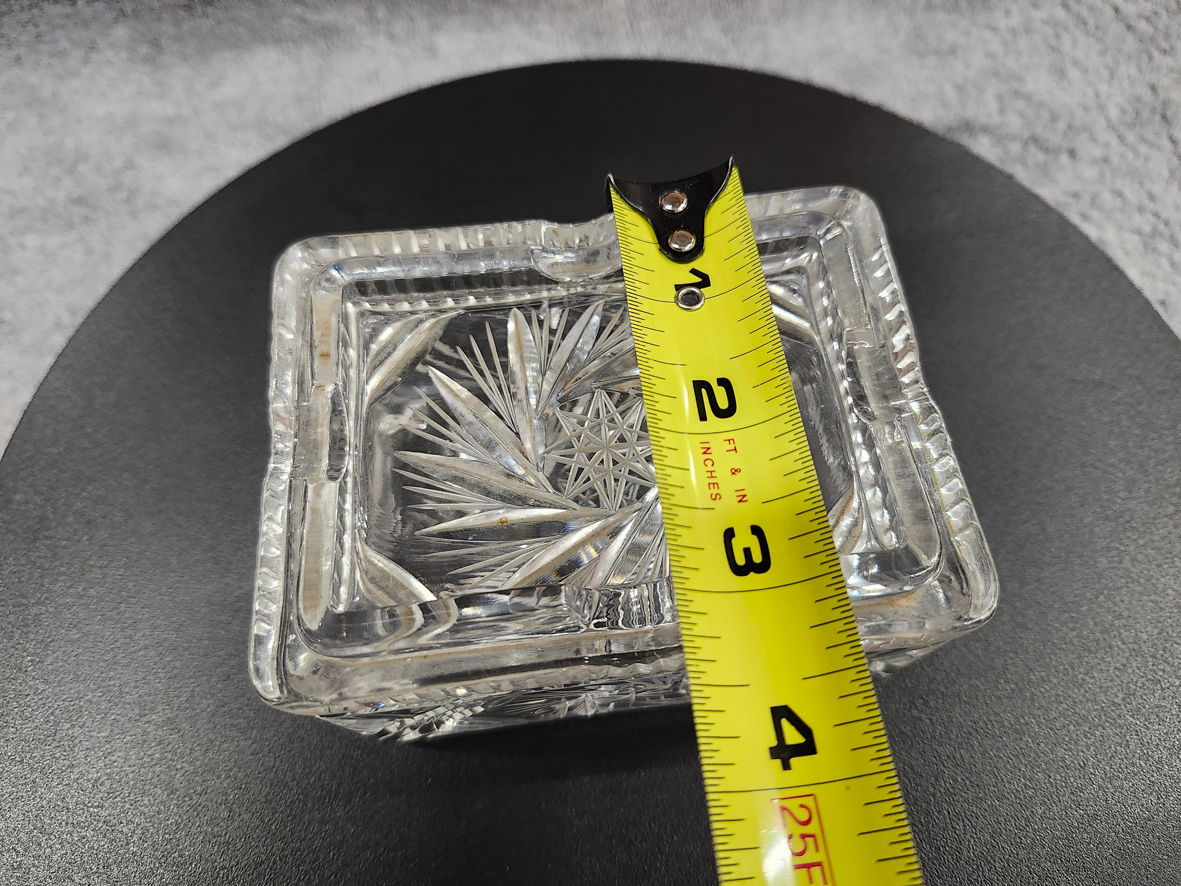 Crystal ashtray