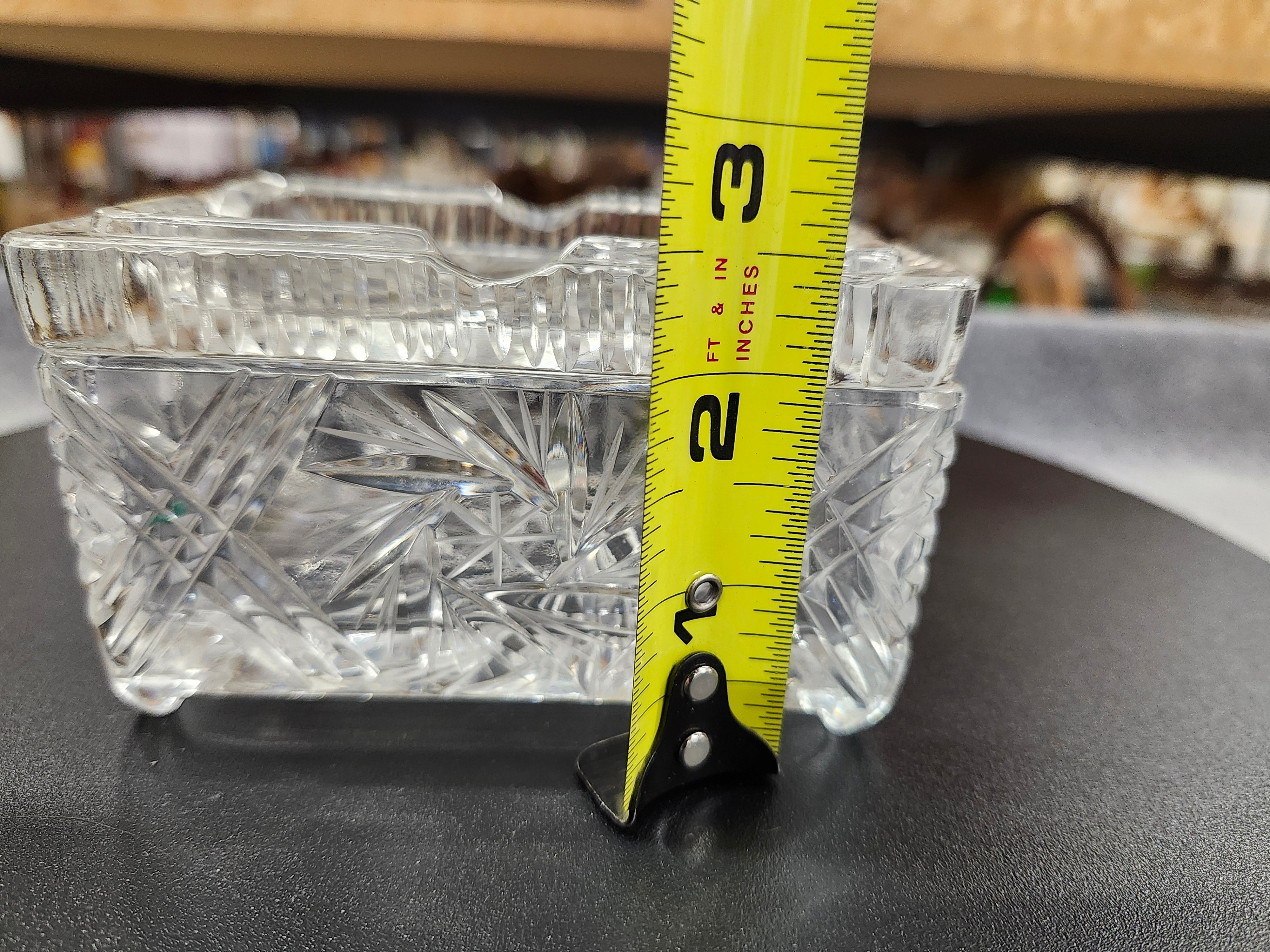 Crystal ashtray