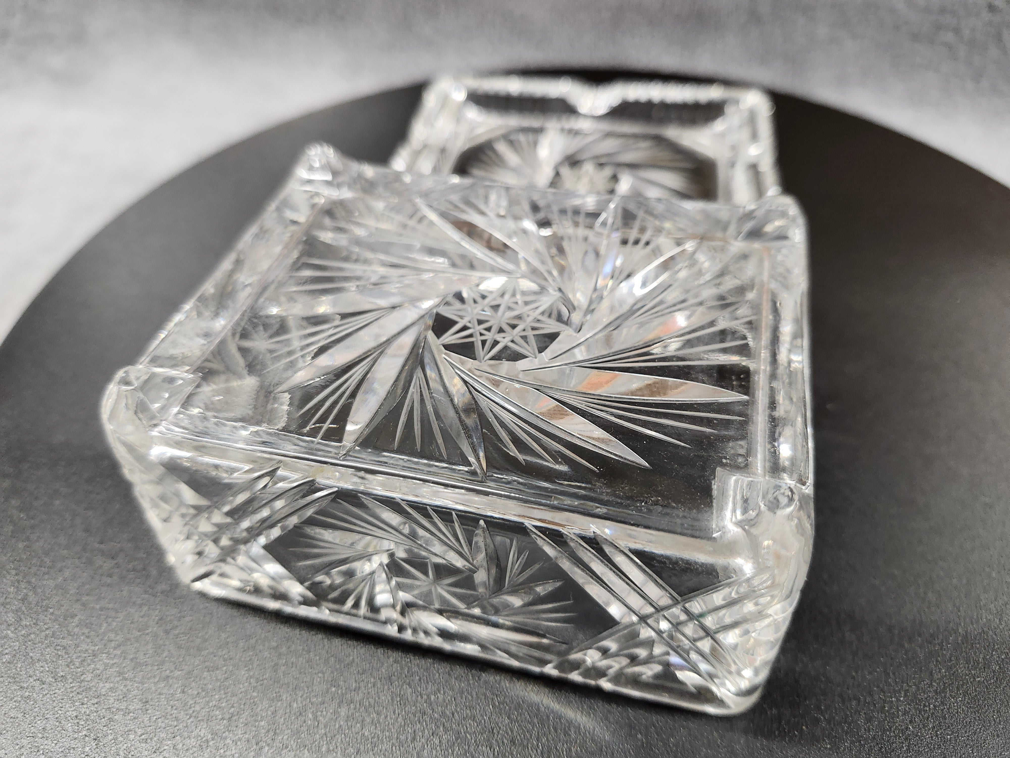 Crystal ashtray