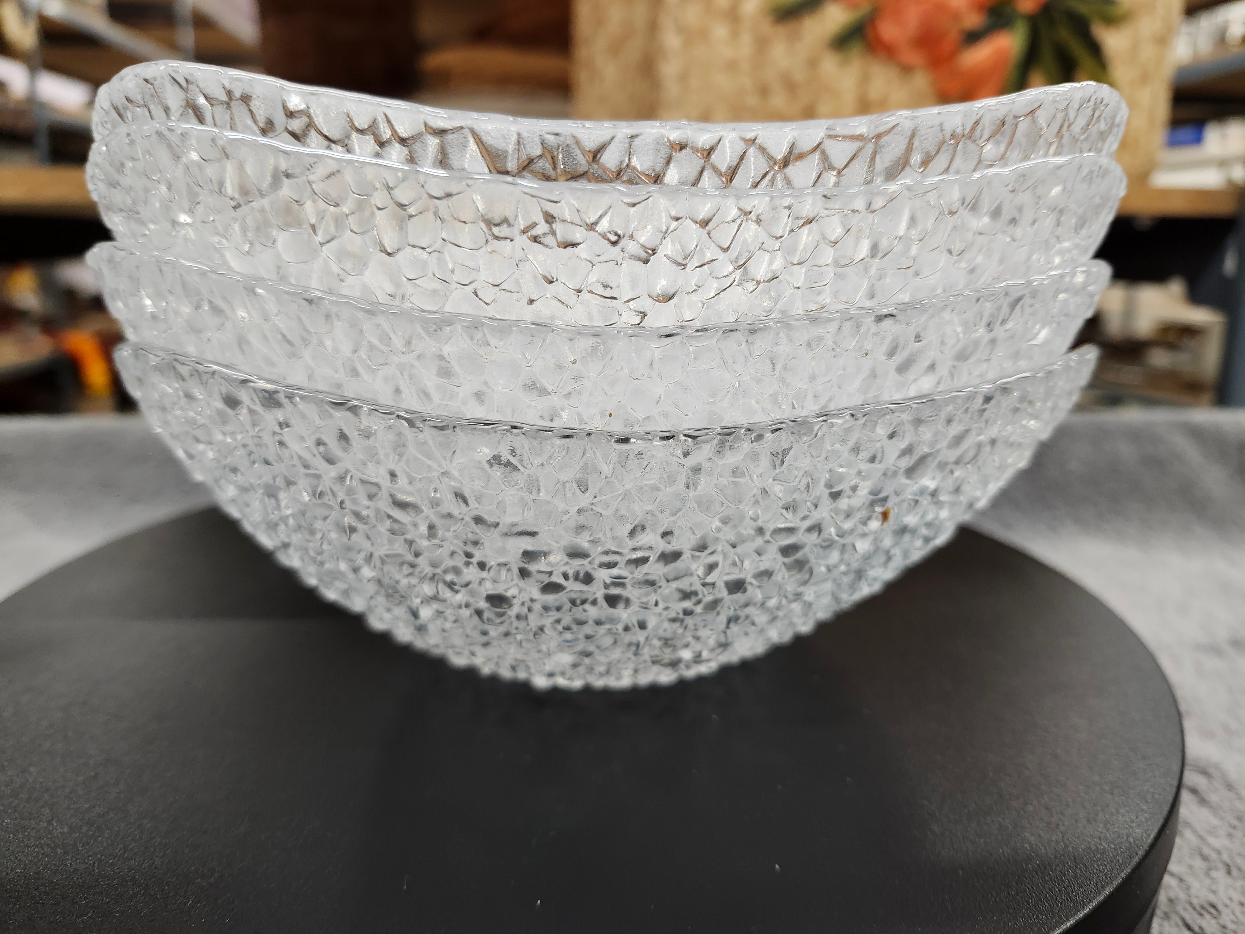 X4 Vetropuro glass bowls