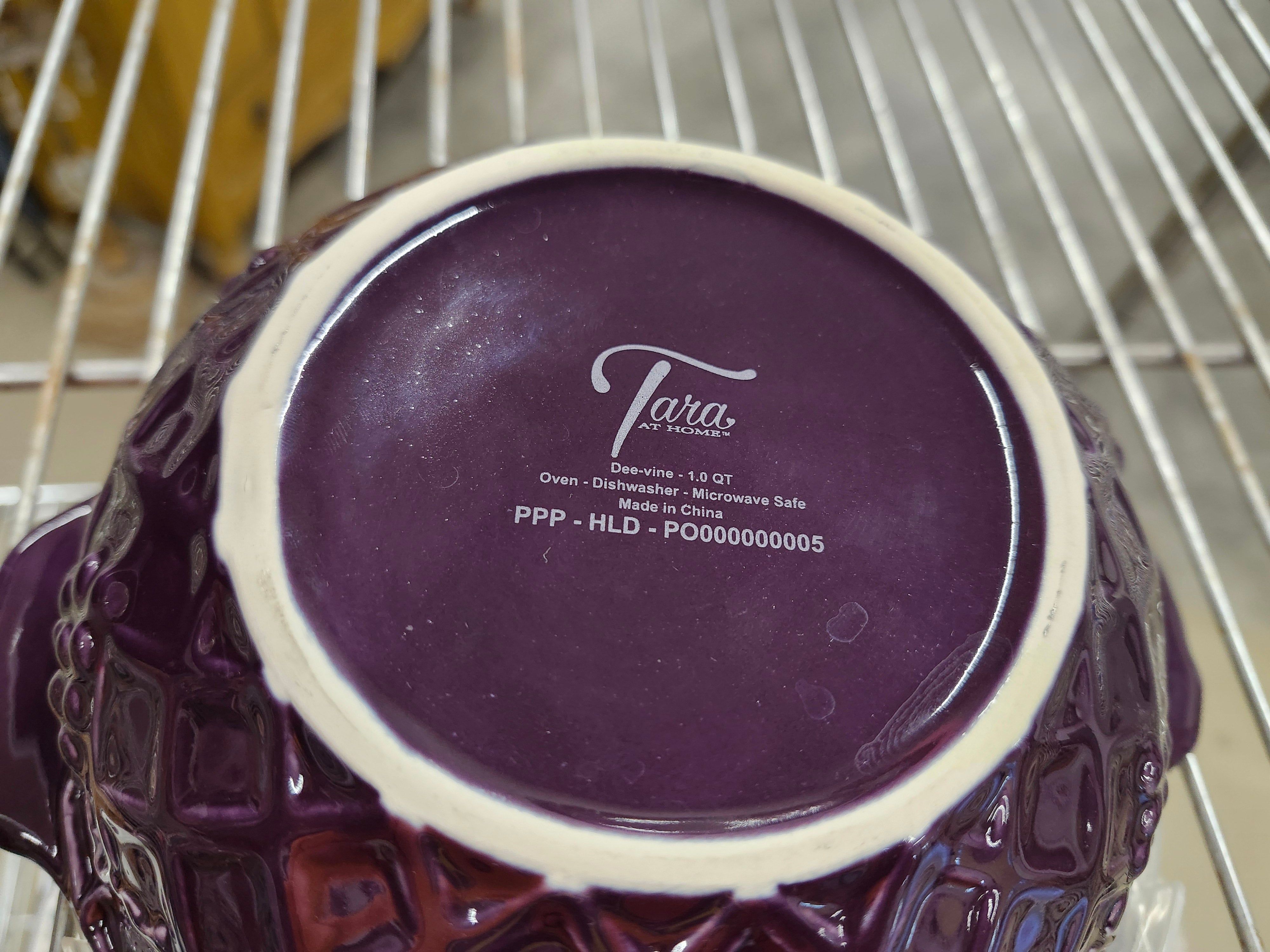 X3 purple matching mixing bowls with lids