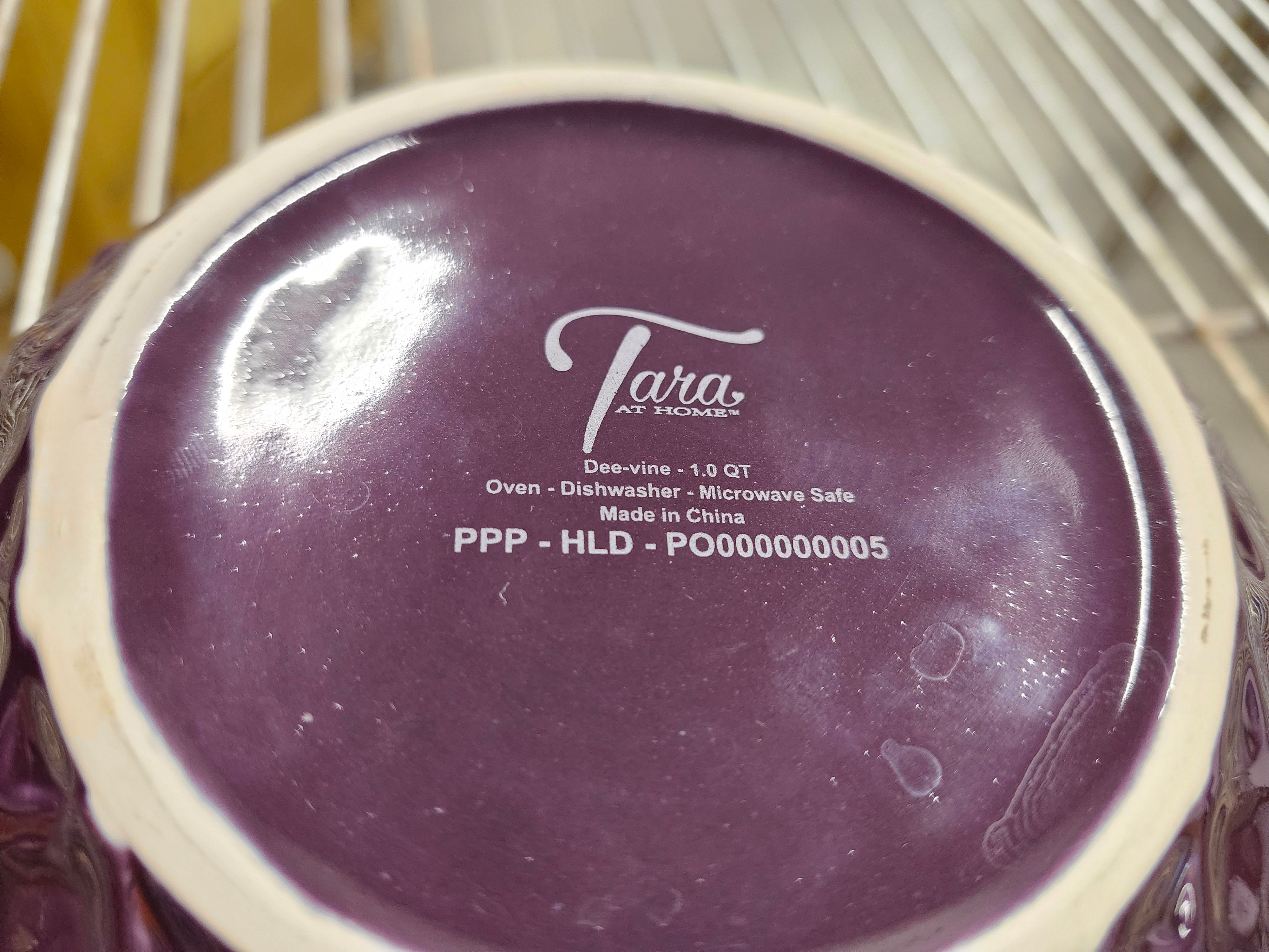 X3 purple matching mixing bowls with lids
