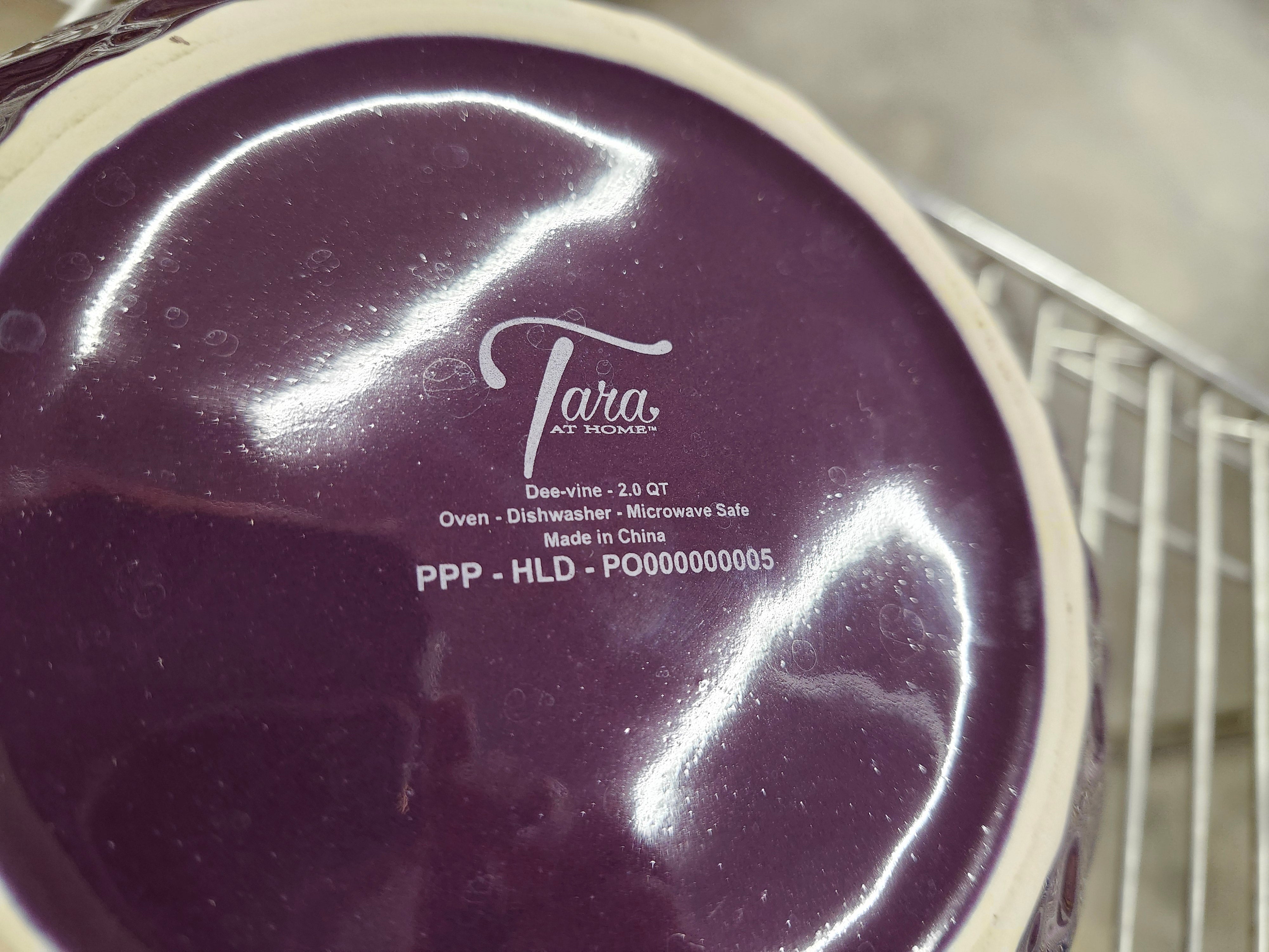 X3 purple matching mixing bowls with lids