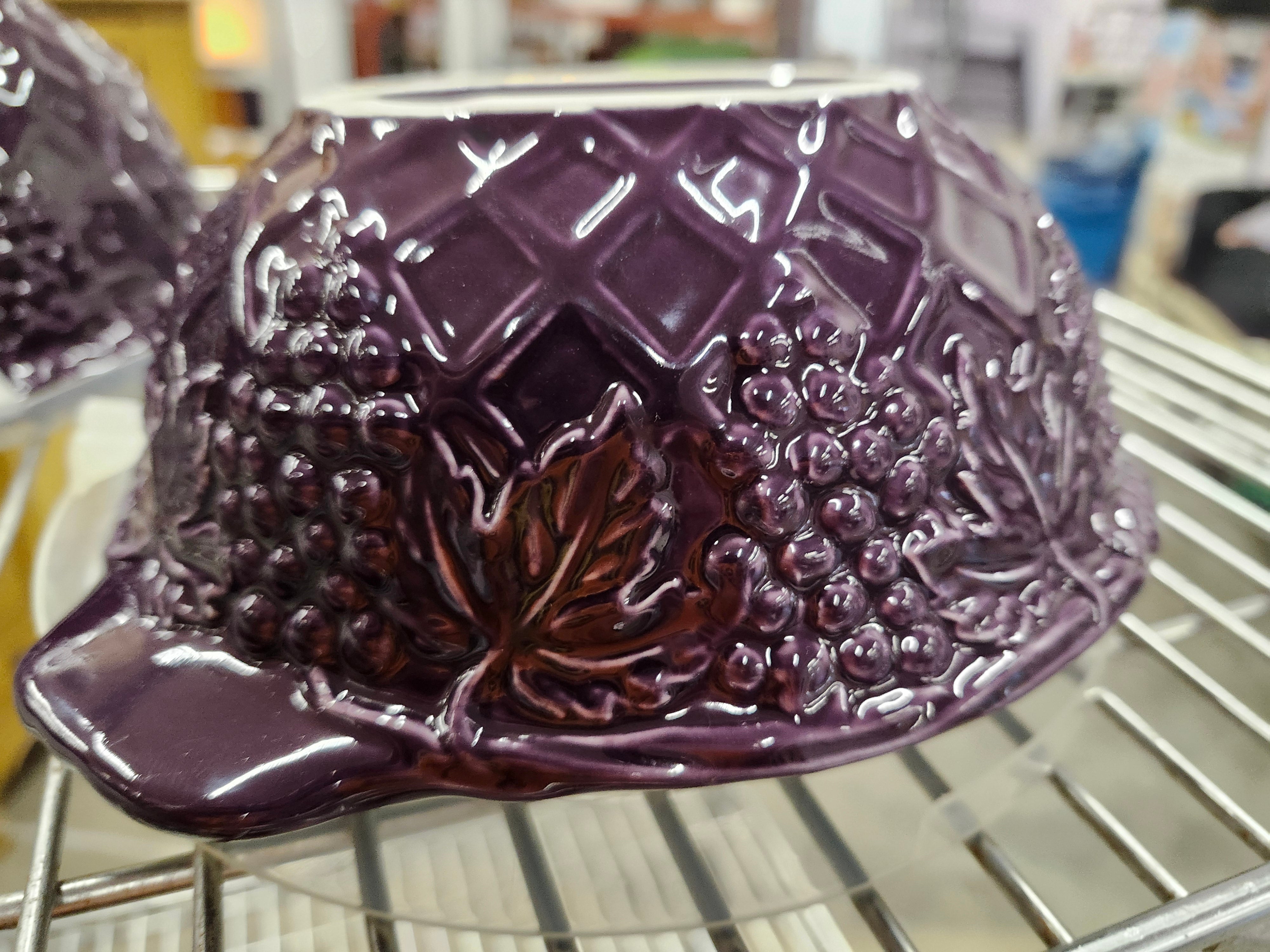 X3 purple matching mixing bowls with lids