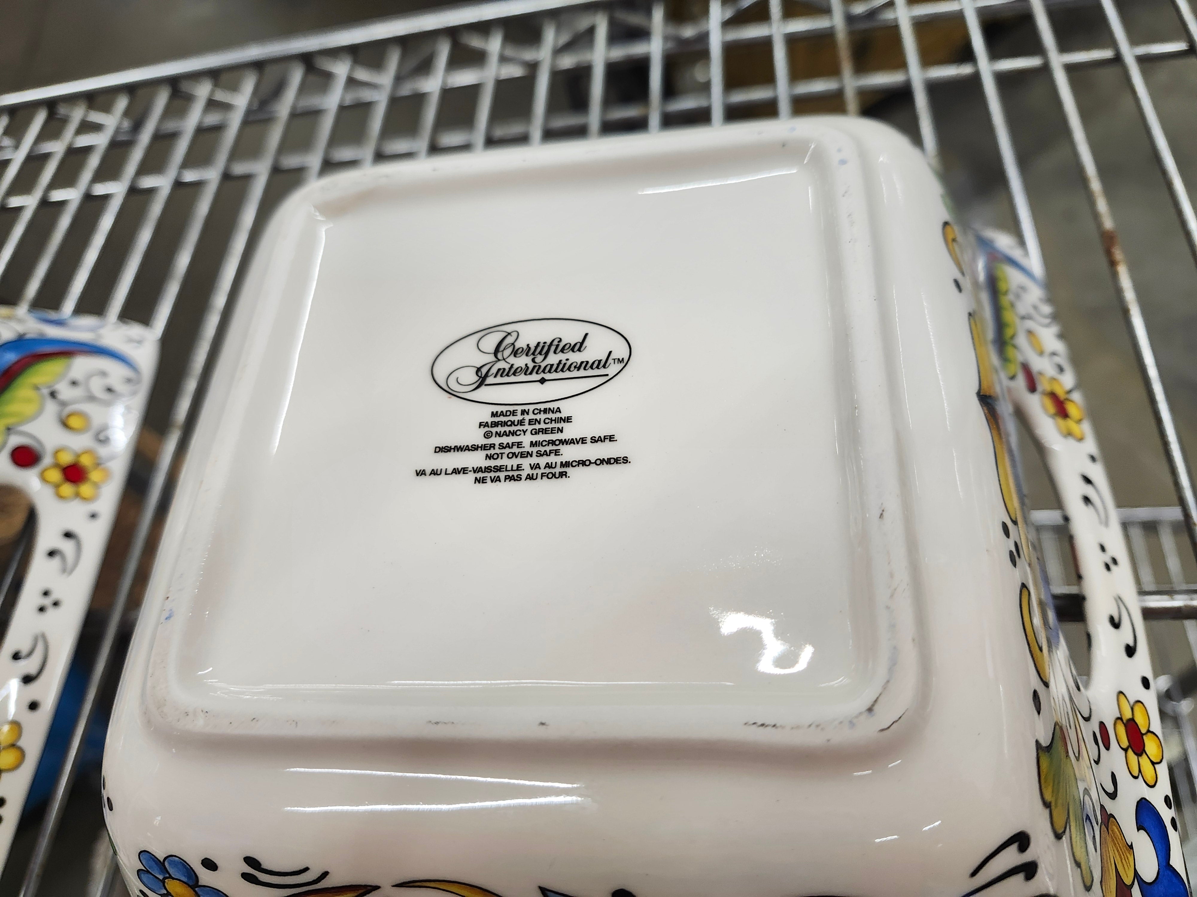 X3 fancy square bowls
