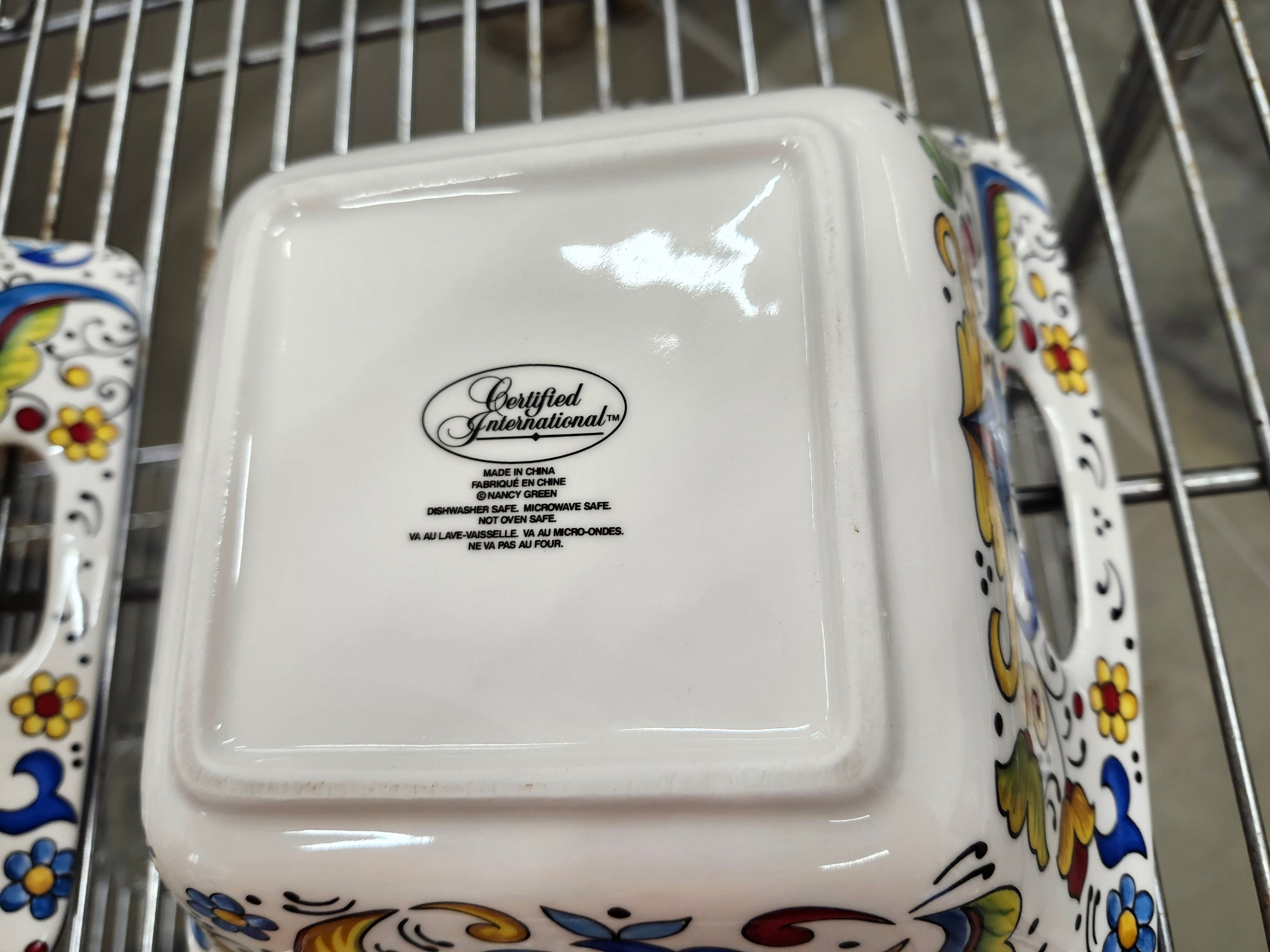 X3 fancy square bowls