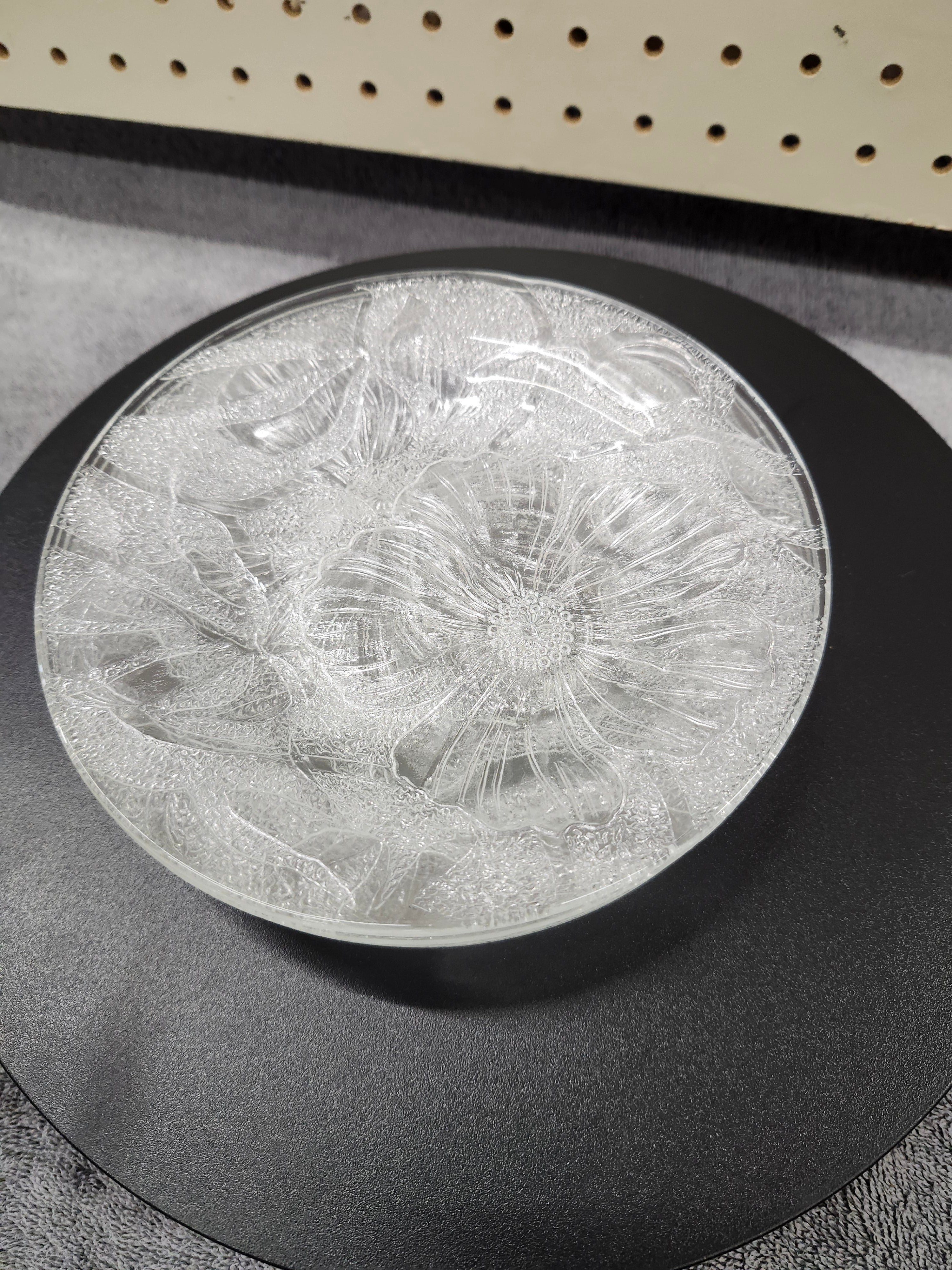 X6 fancy clear glass etched design