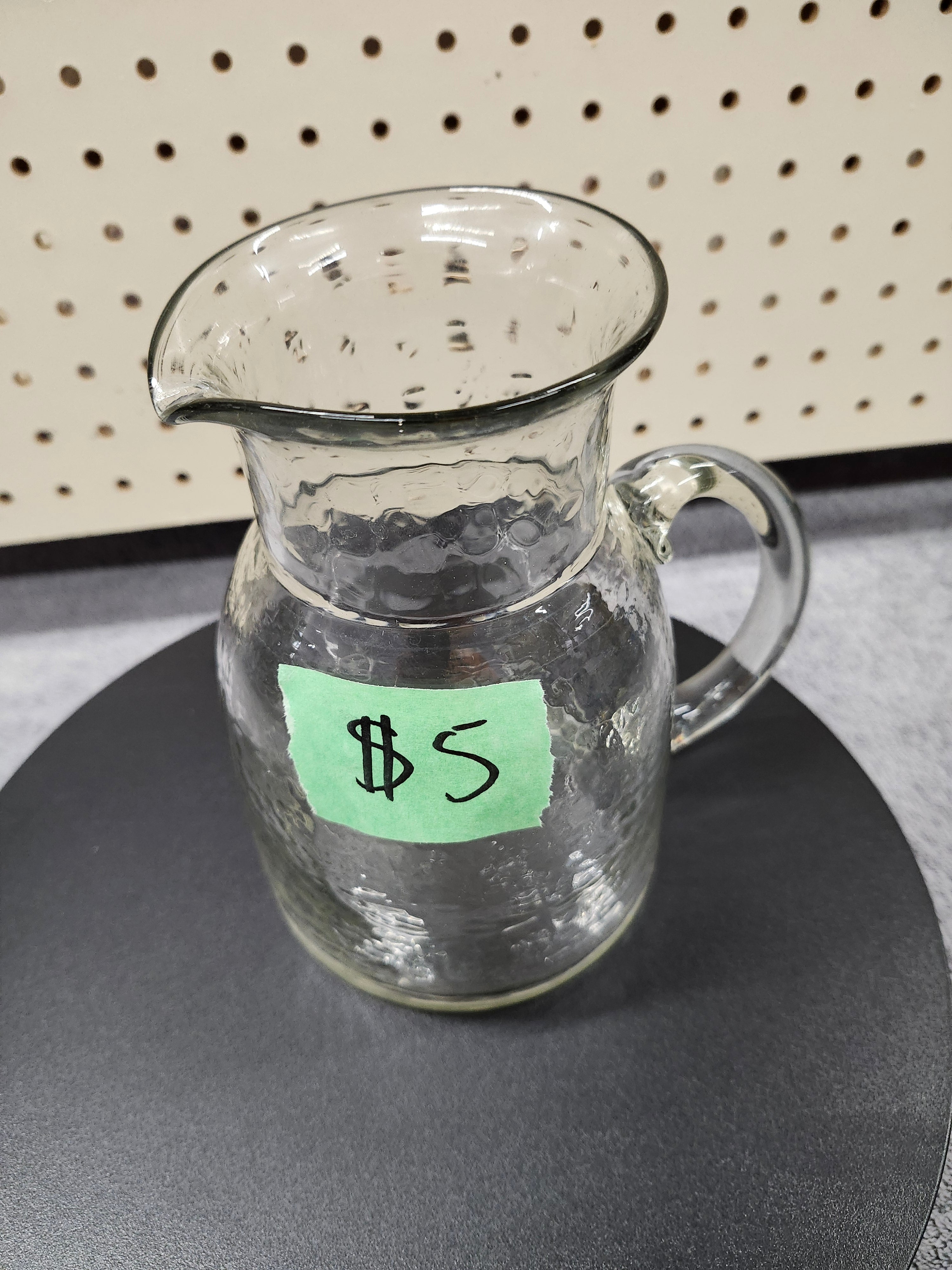 Glass pitcher