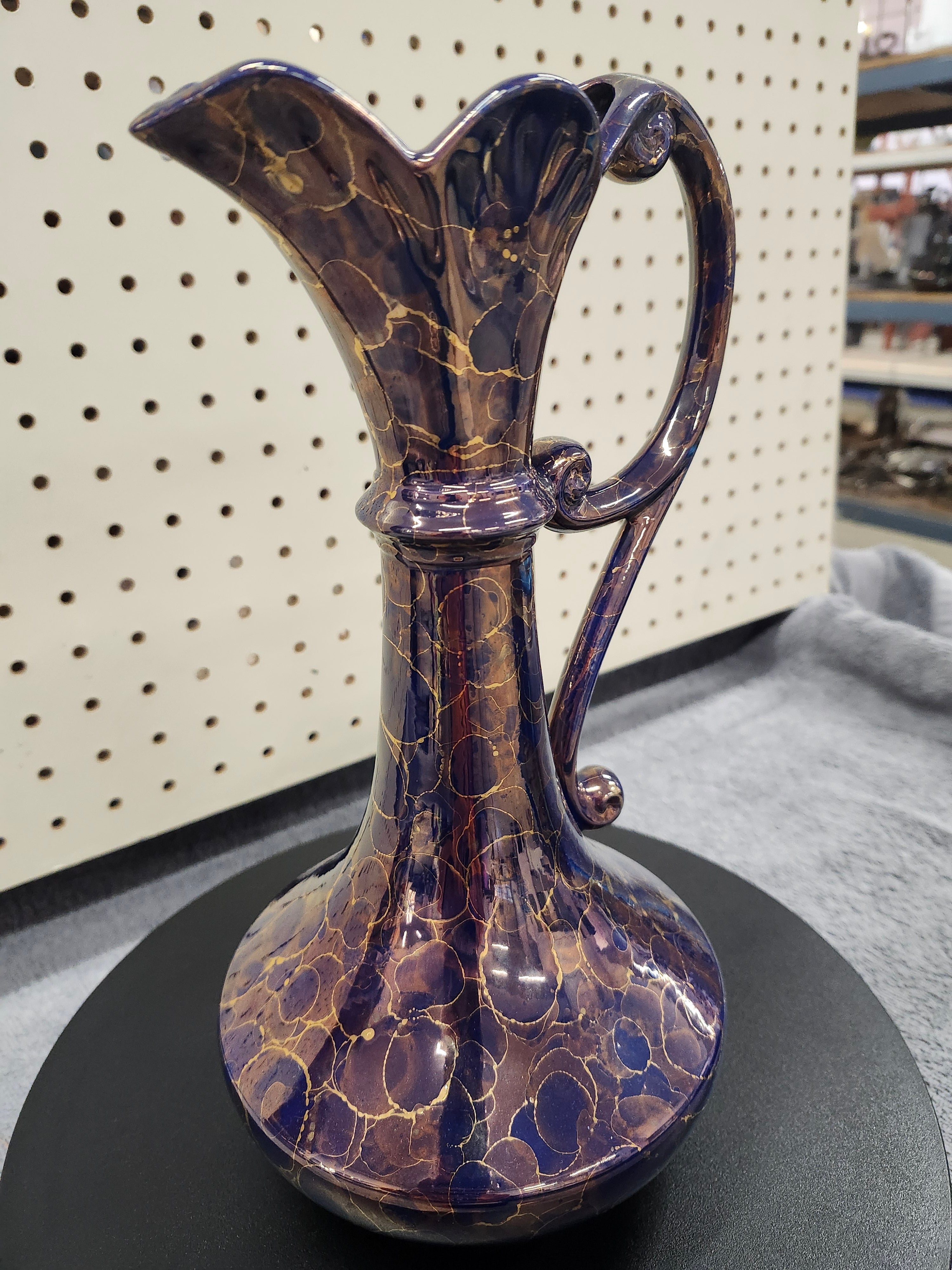Hand painted pitcher