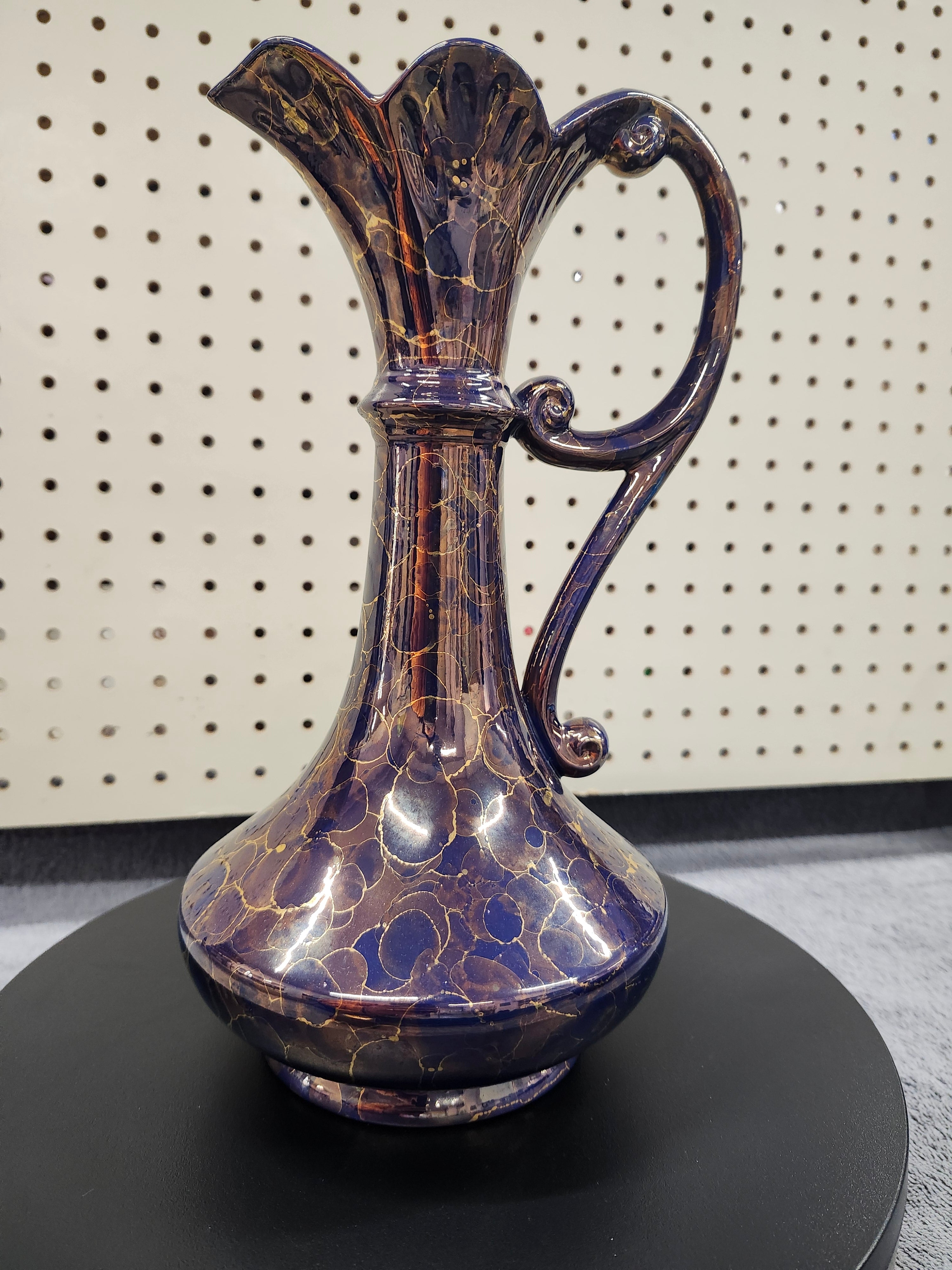 Hand painted pitcher