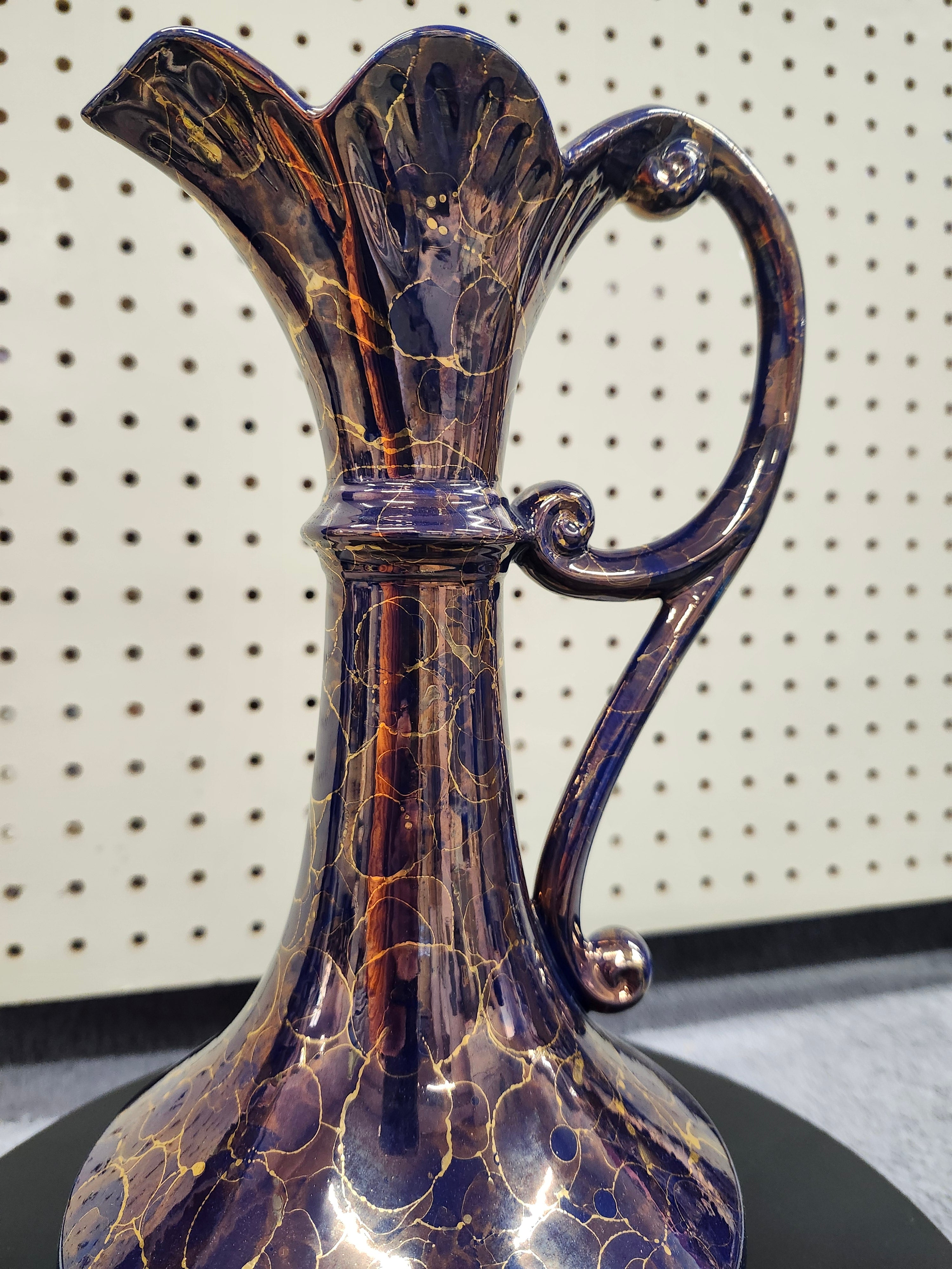Hand painted pitcher