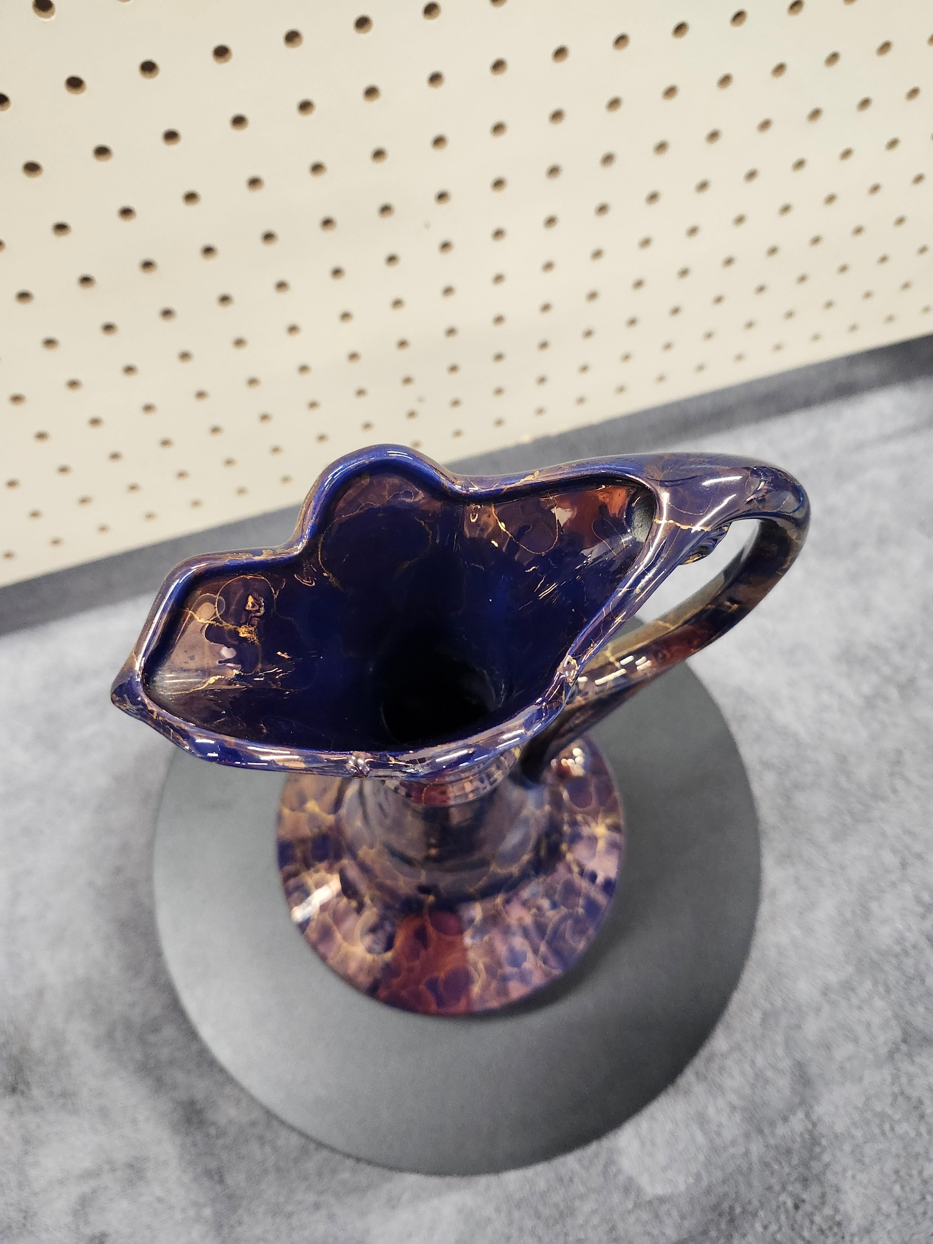 Hand painted pitcher