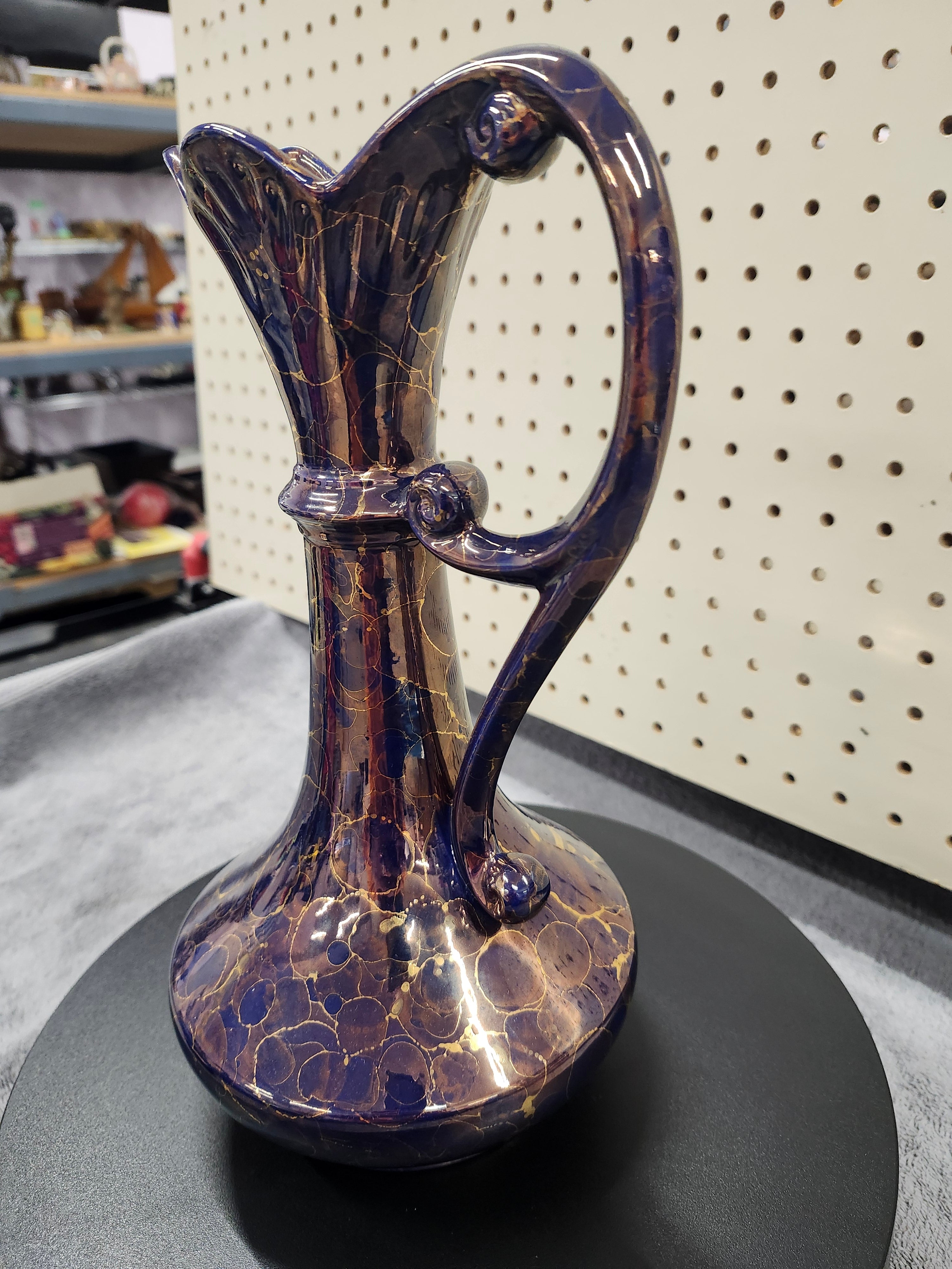 Hand painted pitcher