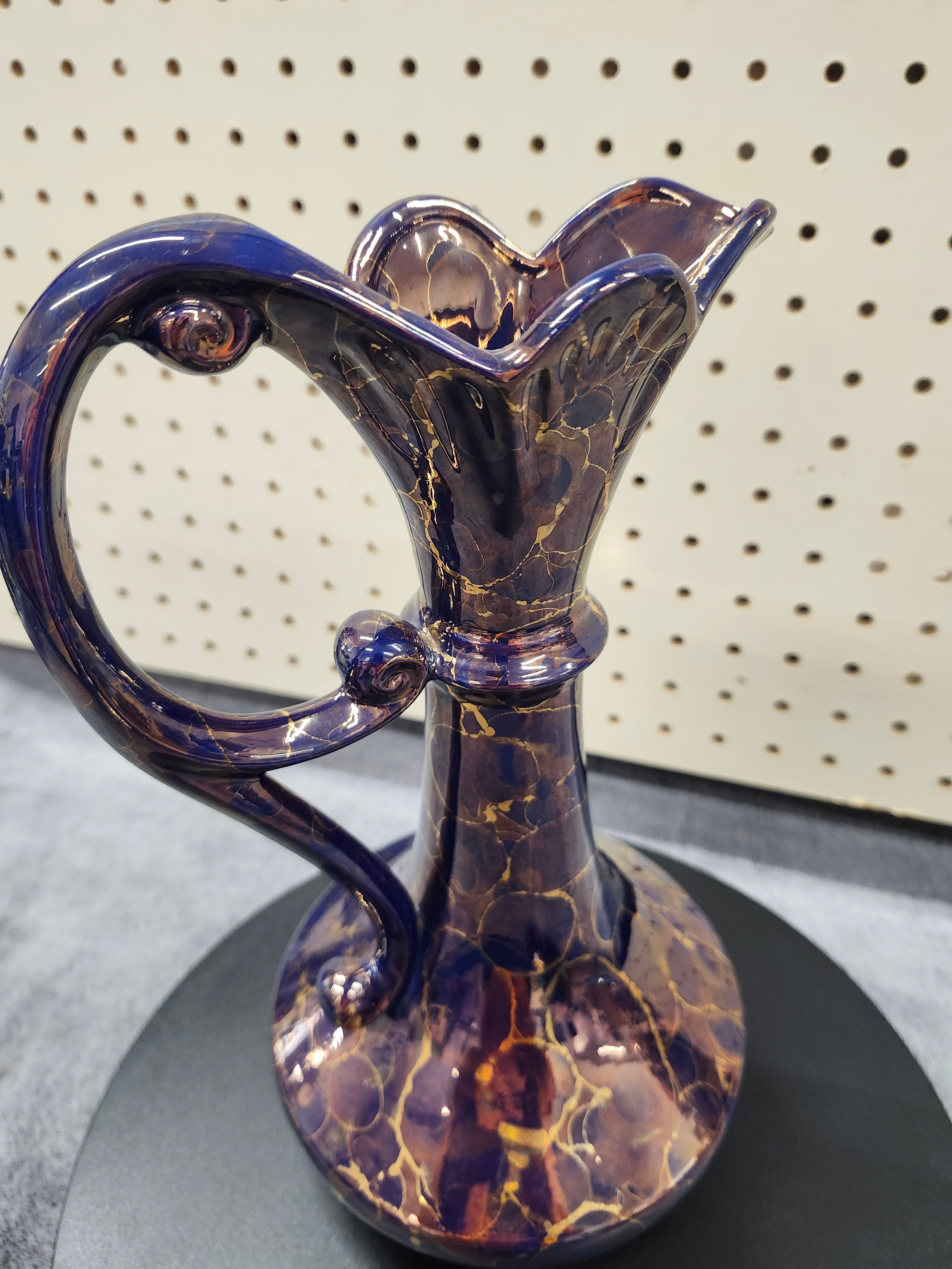 Hand painted pitcher