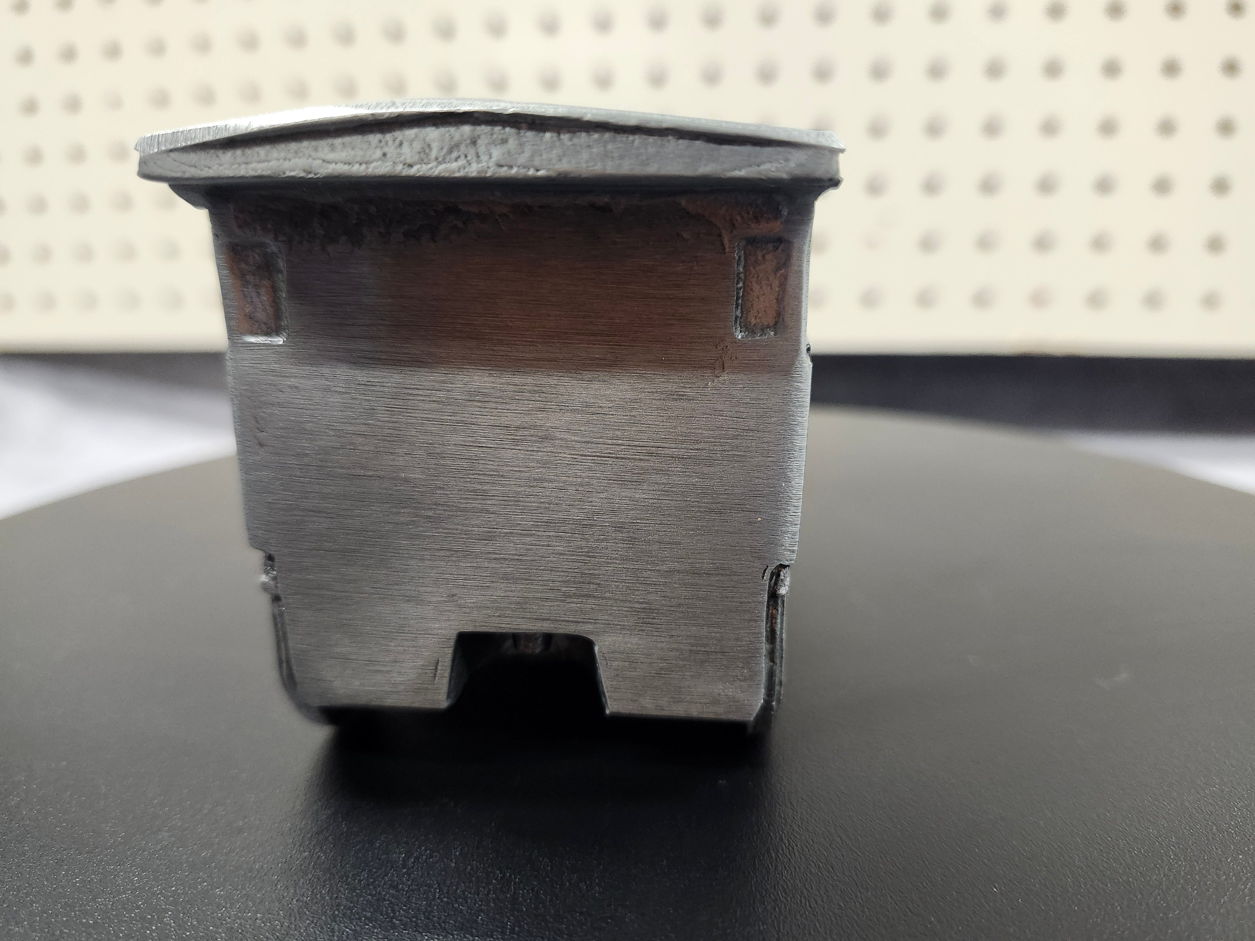 Metal train piggy bank