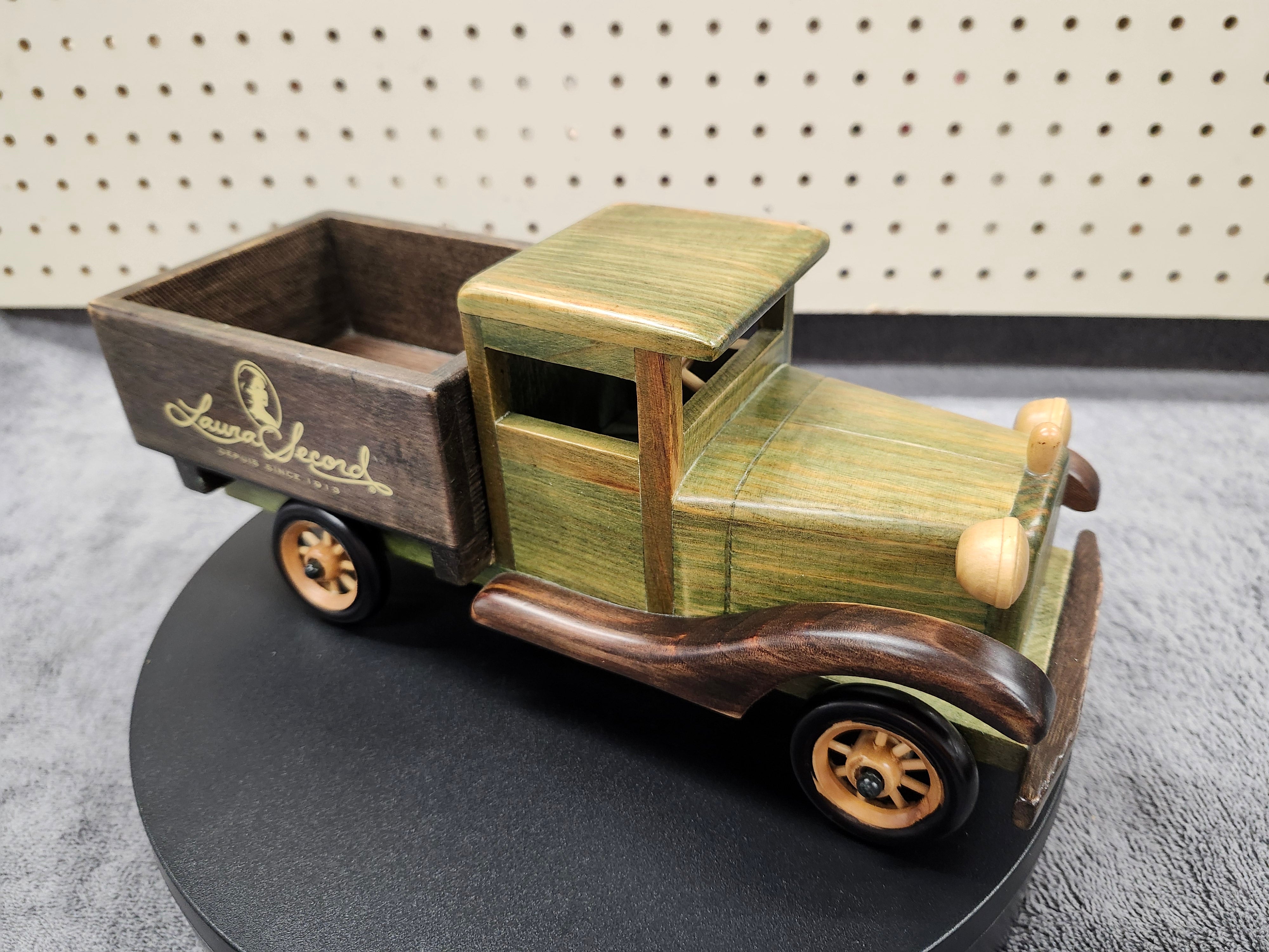 Collectable wood truck