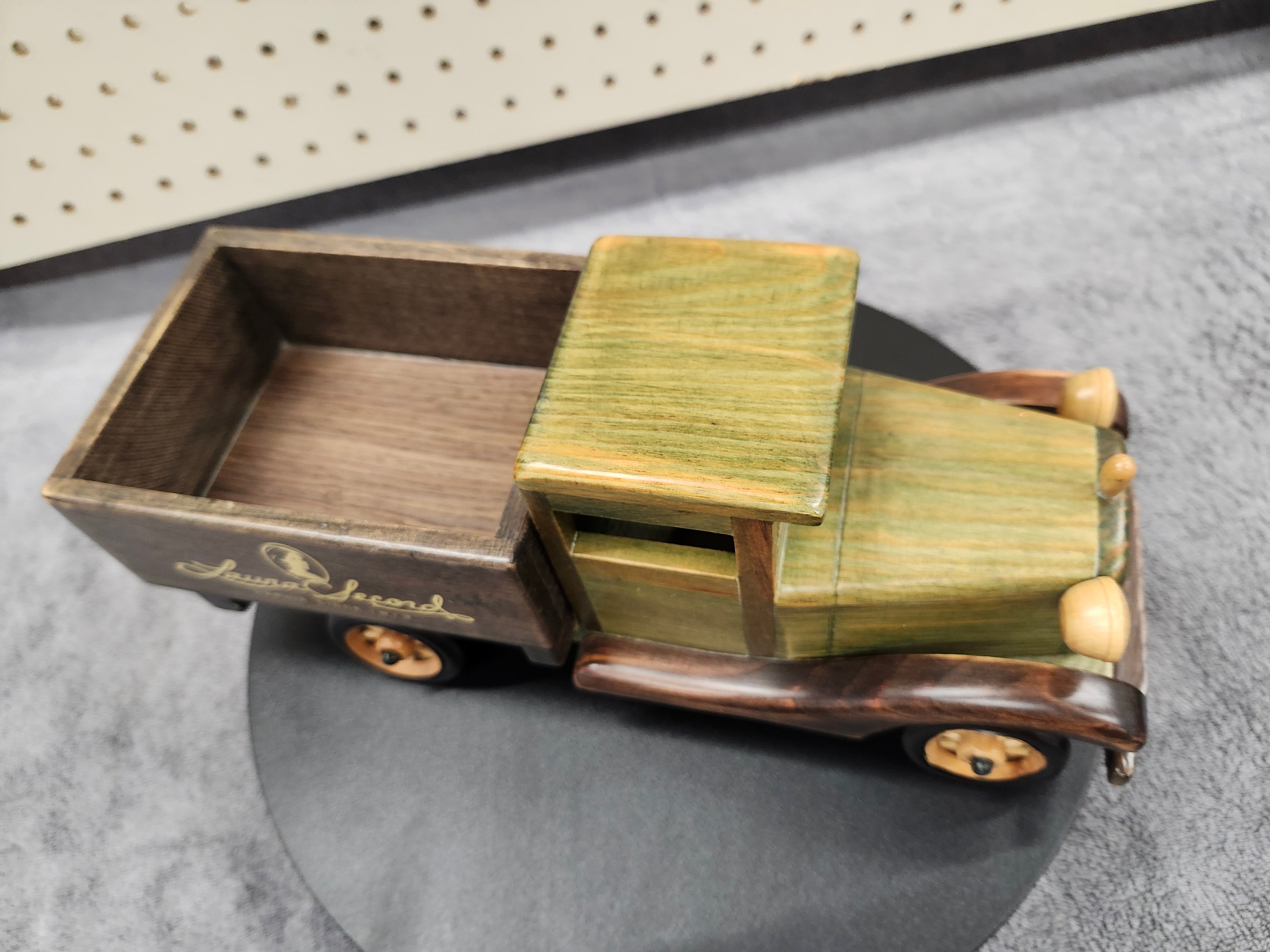 Collectable wood truck