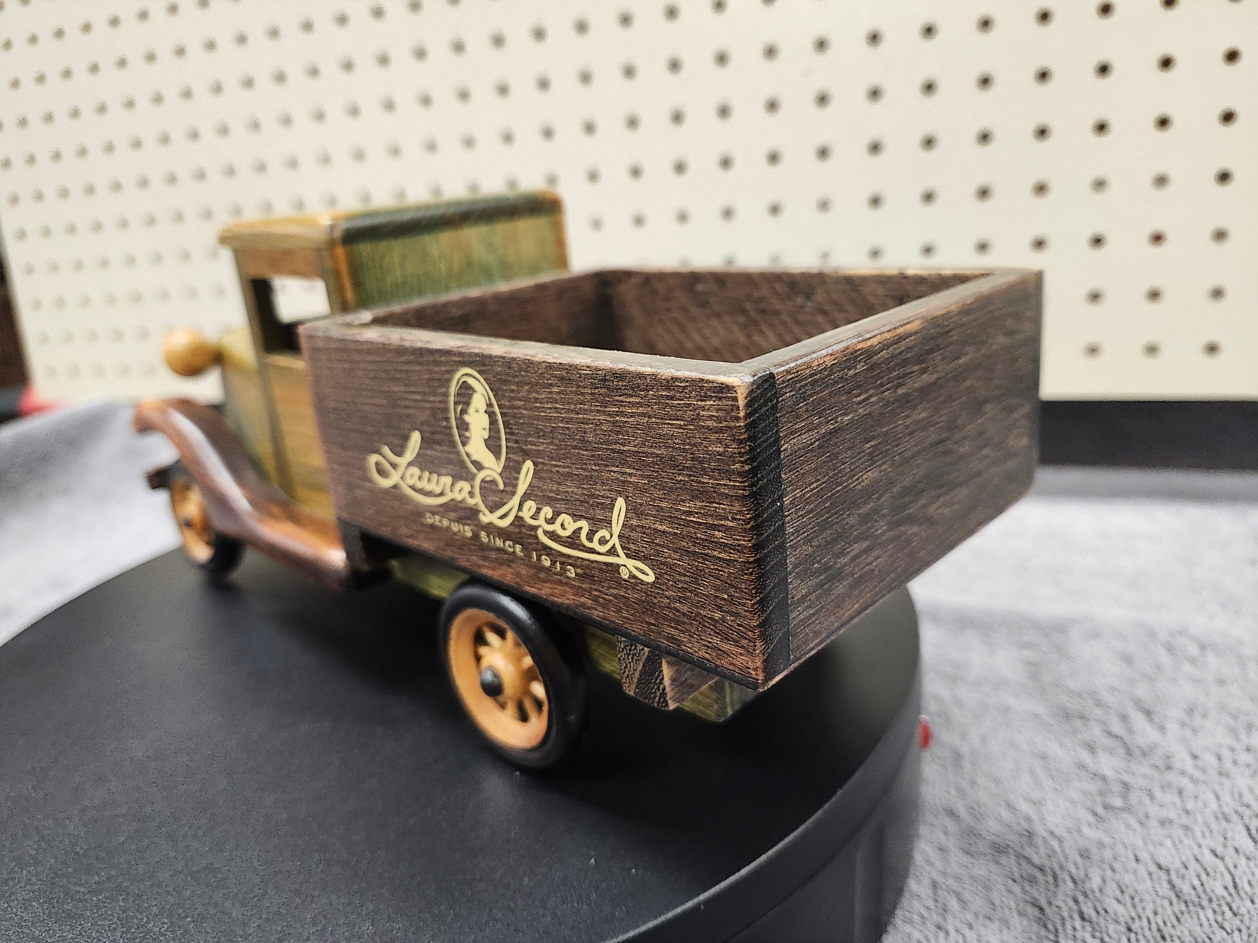 Collectable wood truck