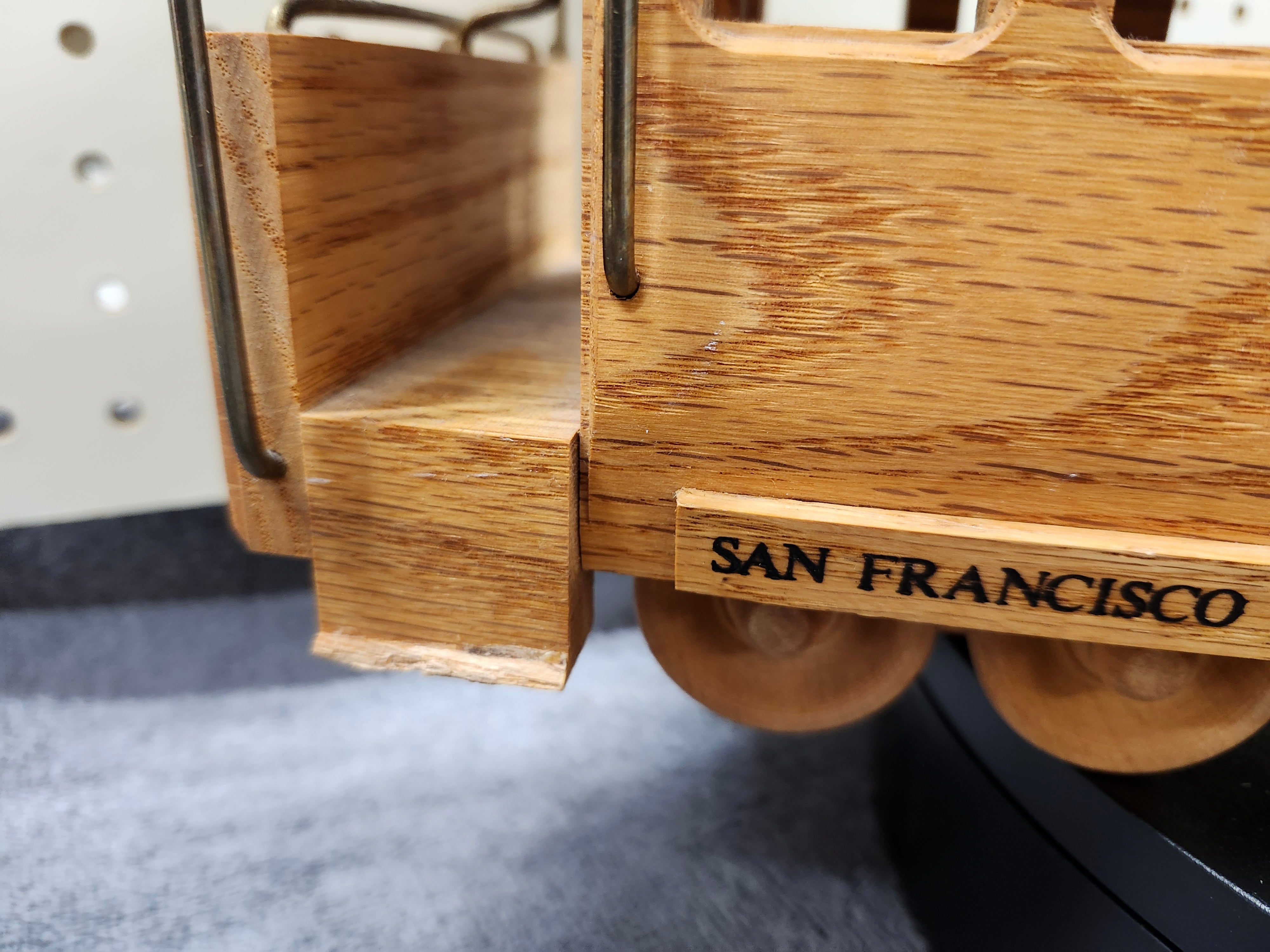 San Francisco wood train