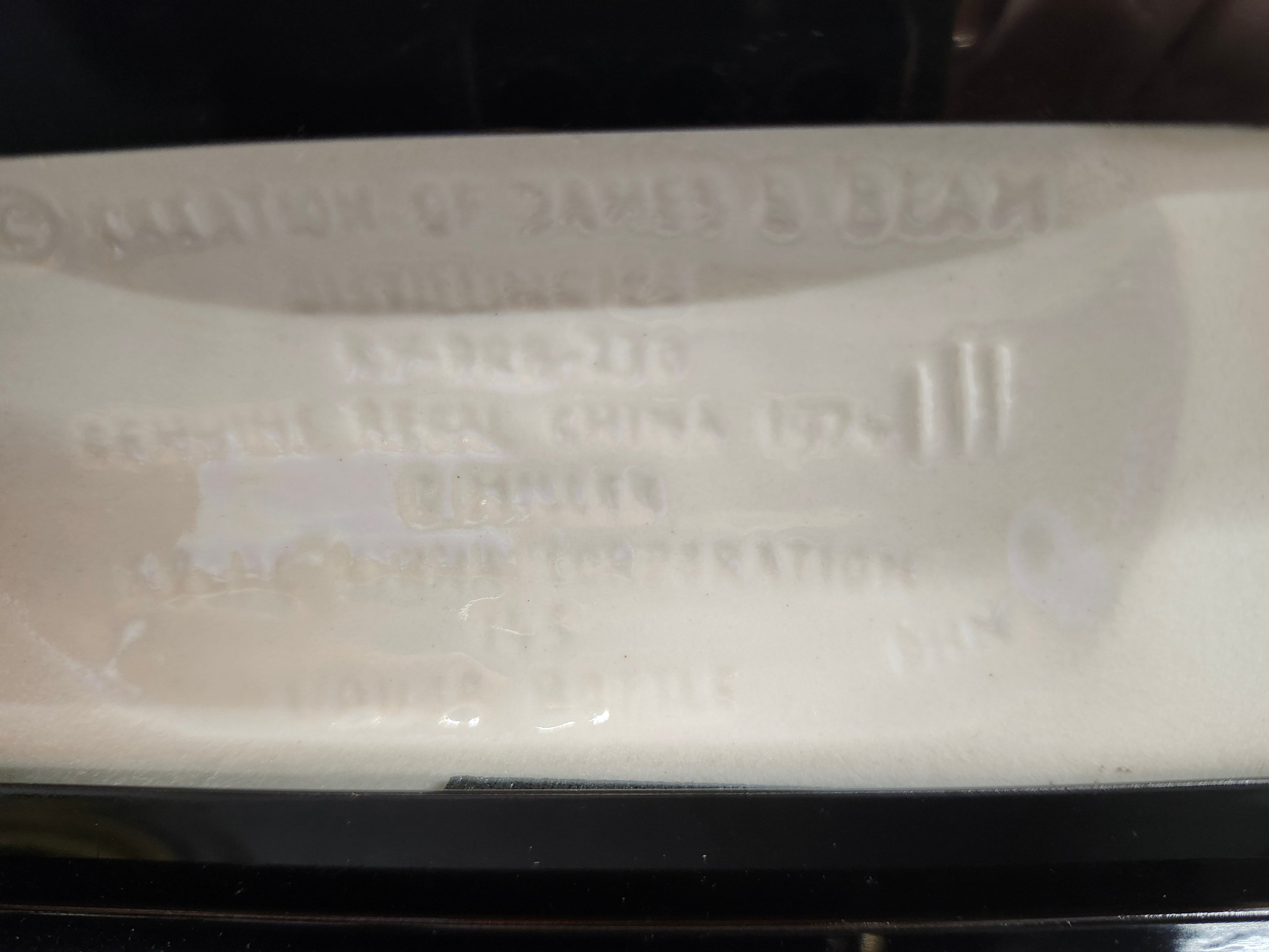 Decanter old Jim Beam Car