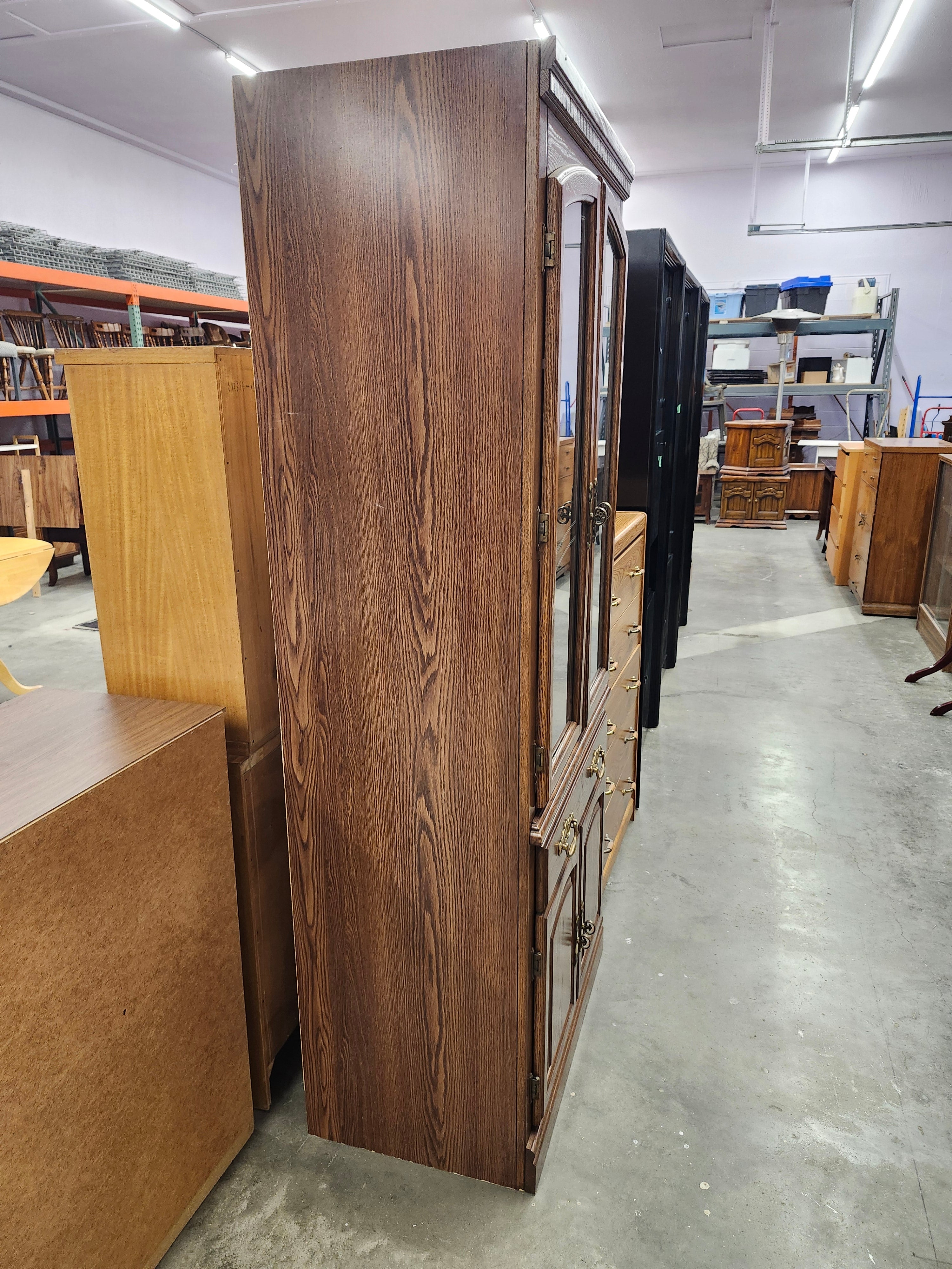 Tall light up cabinet