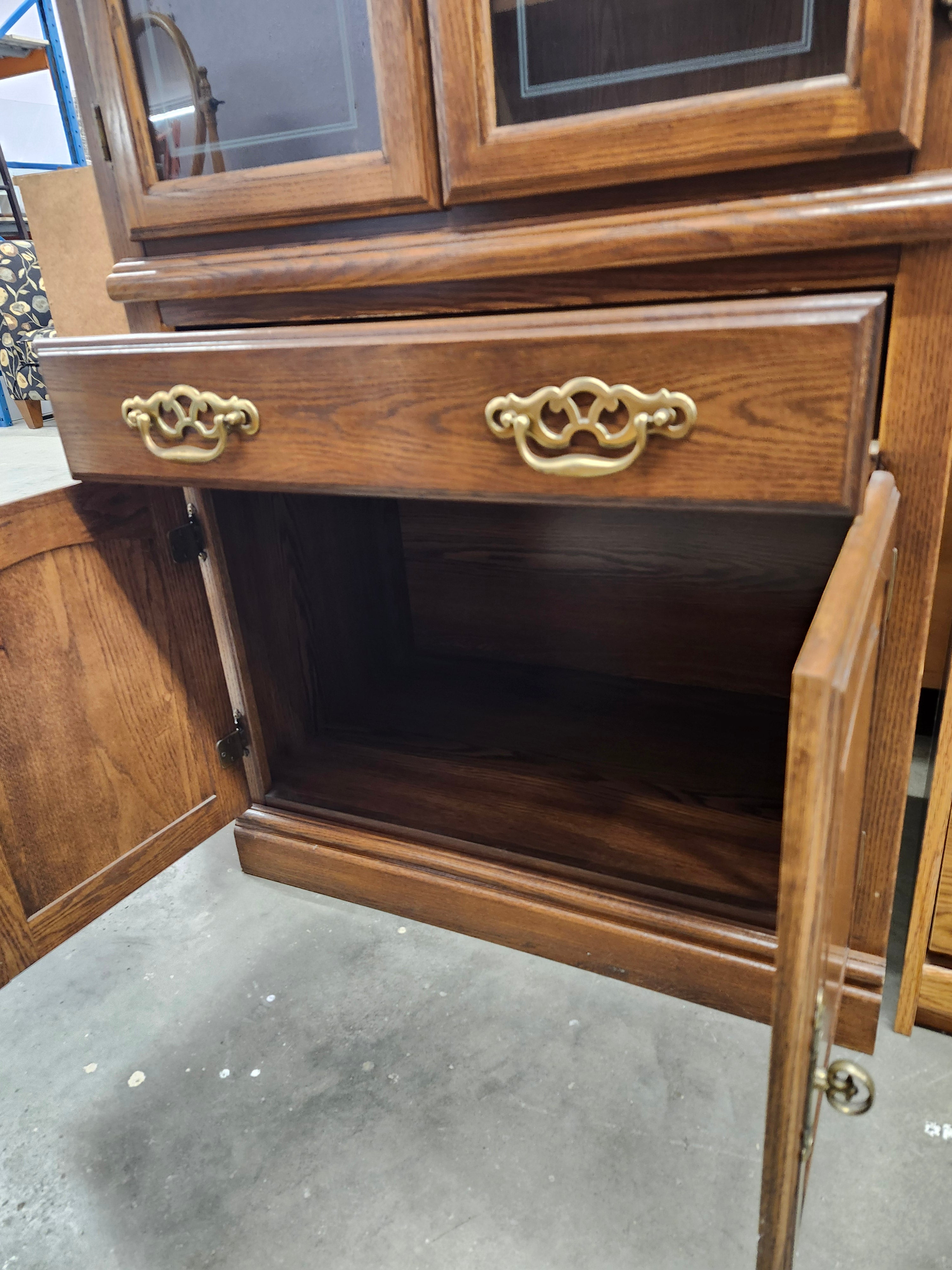 Tall light up cabinet