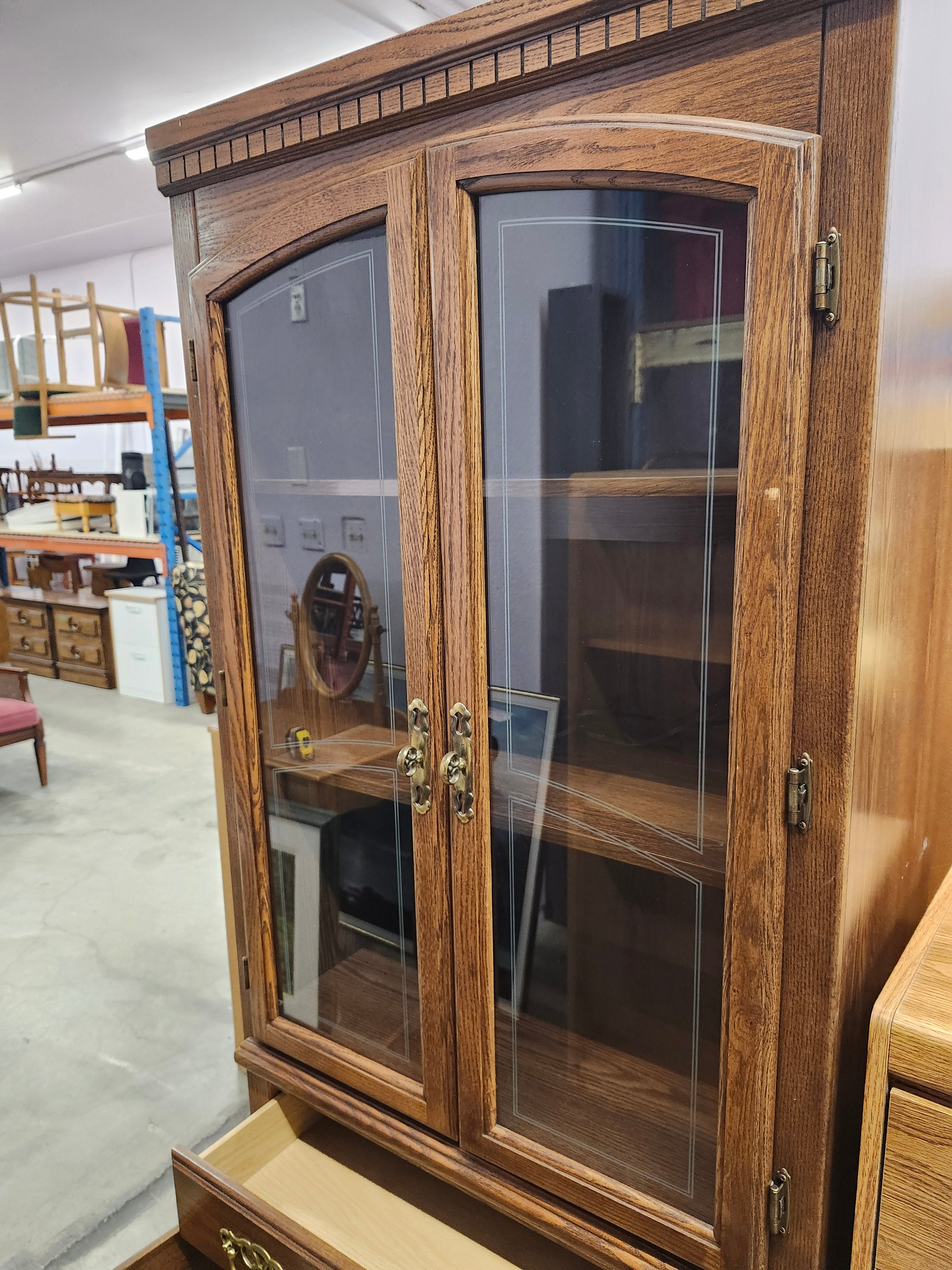 Tall light up cabinet