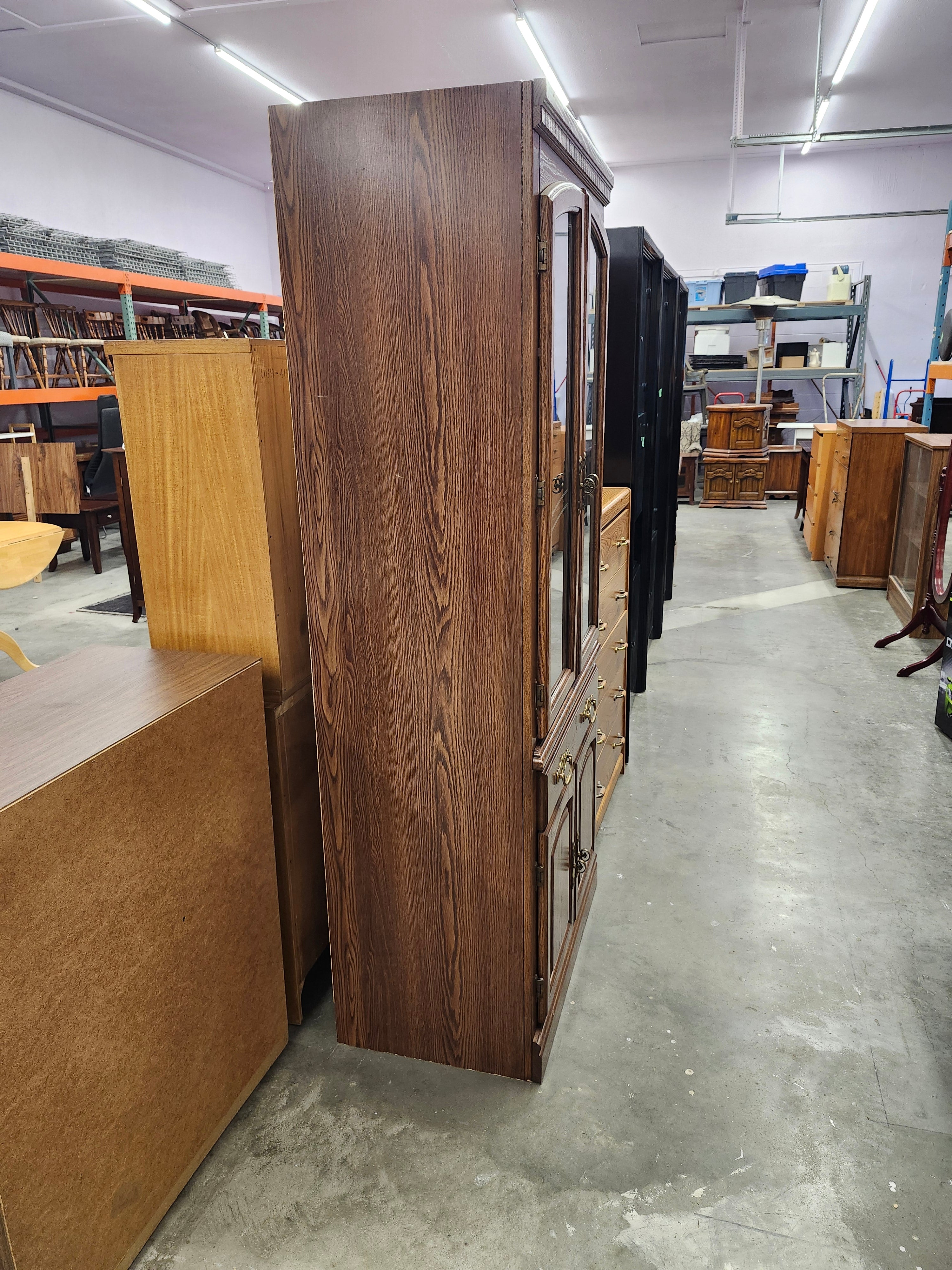 Tall light up cabinet